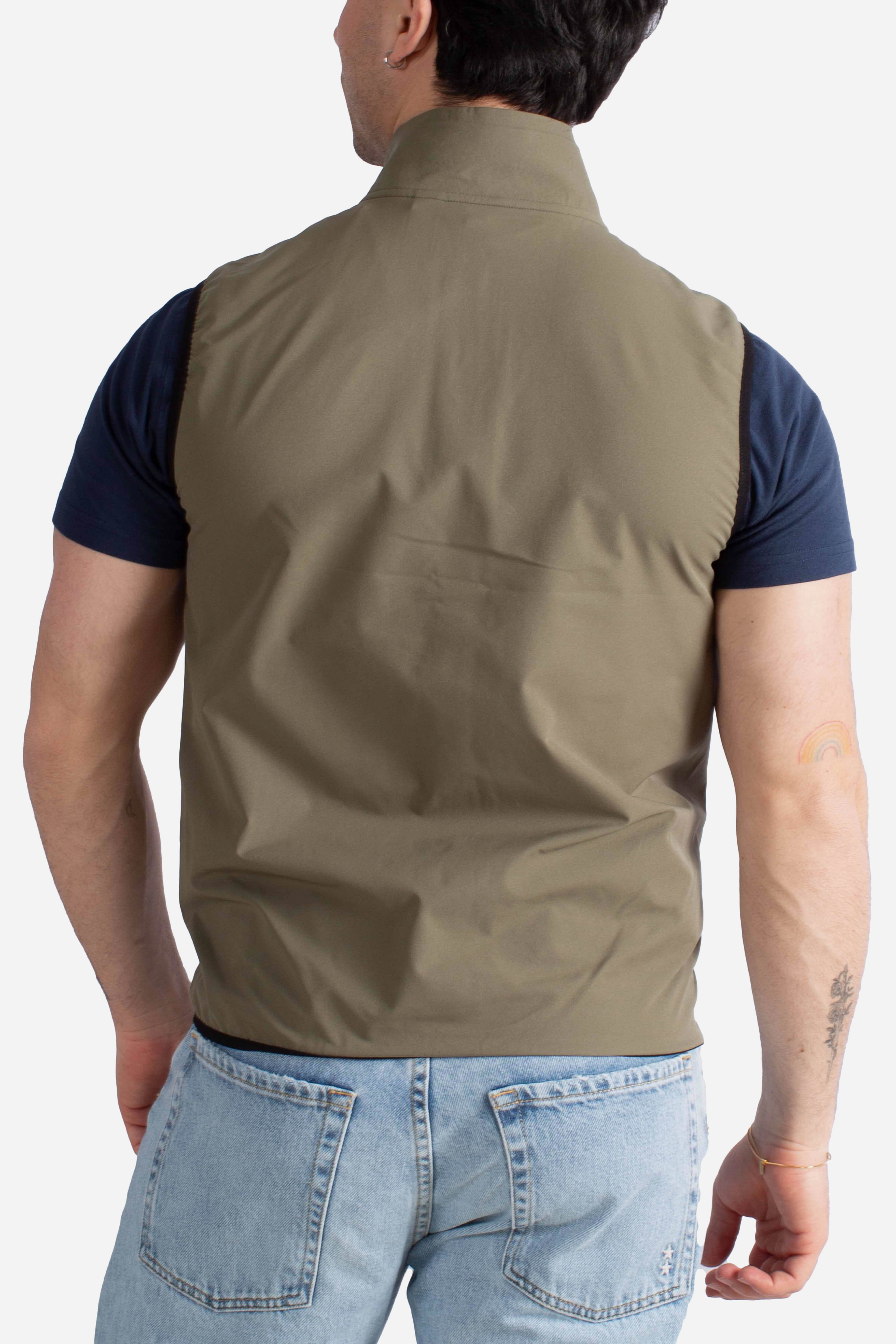 Gilet Flaner travel green lichen