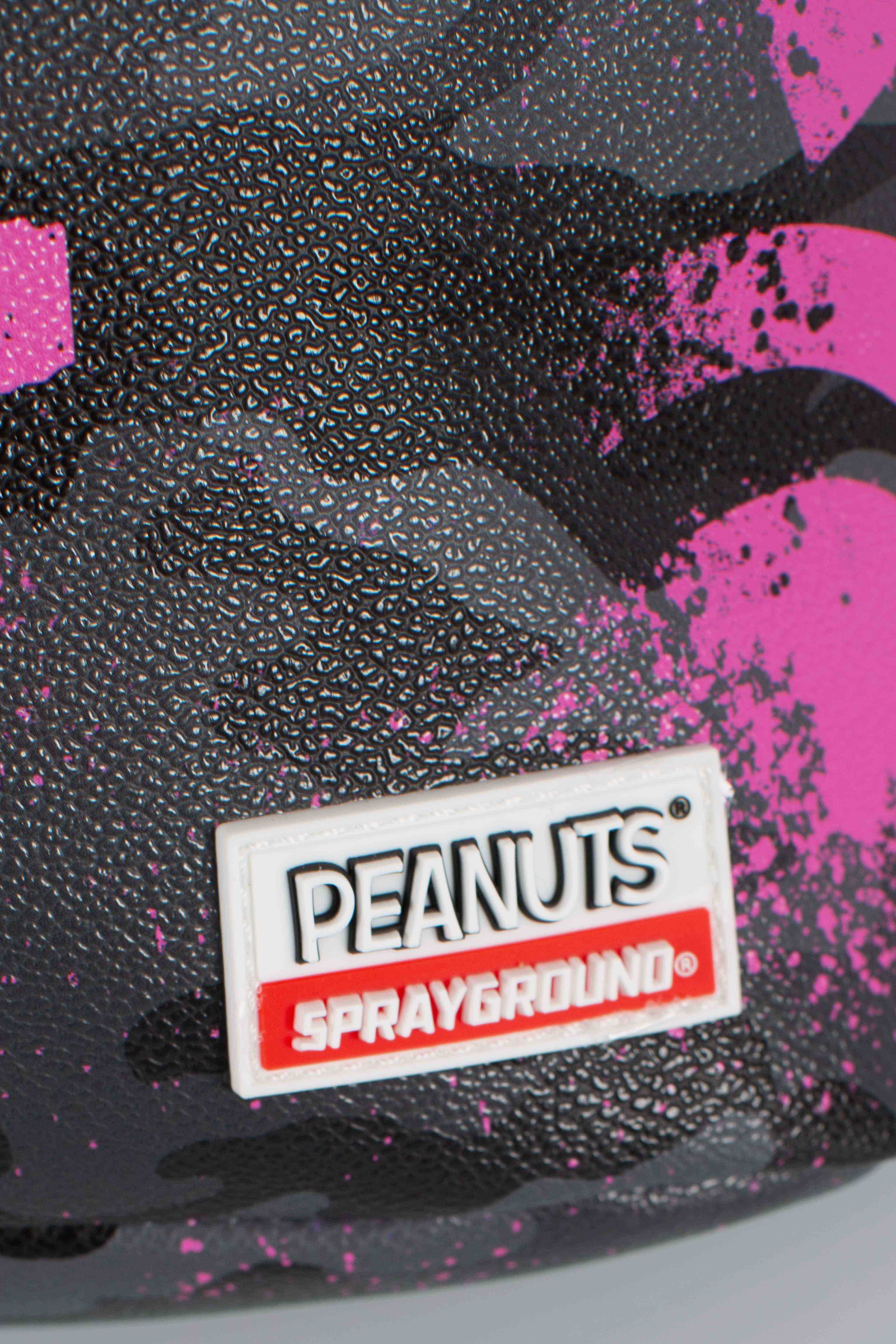 Zaino peanuts Snoopy pink stencil dlxsv