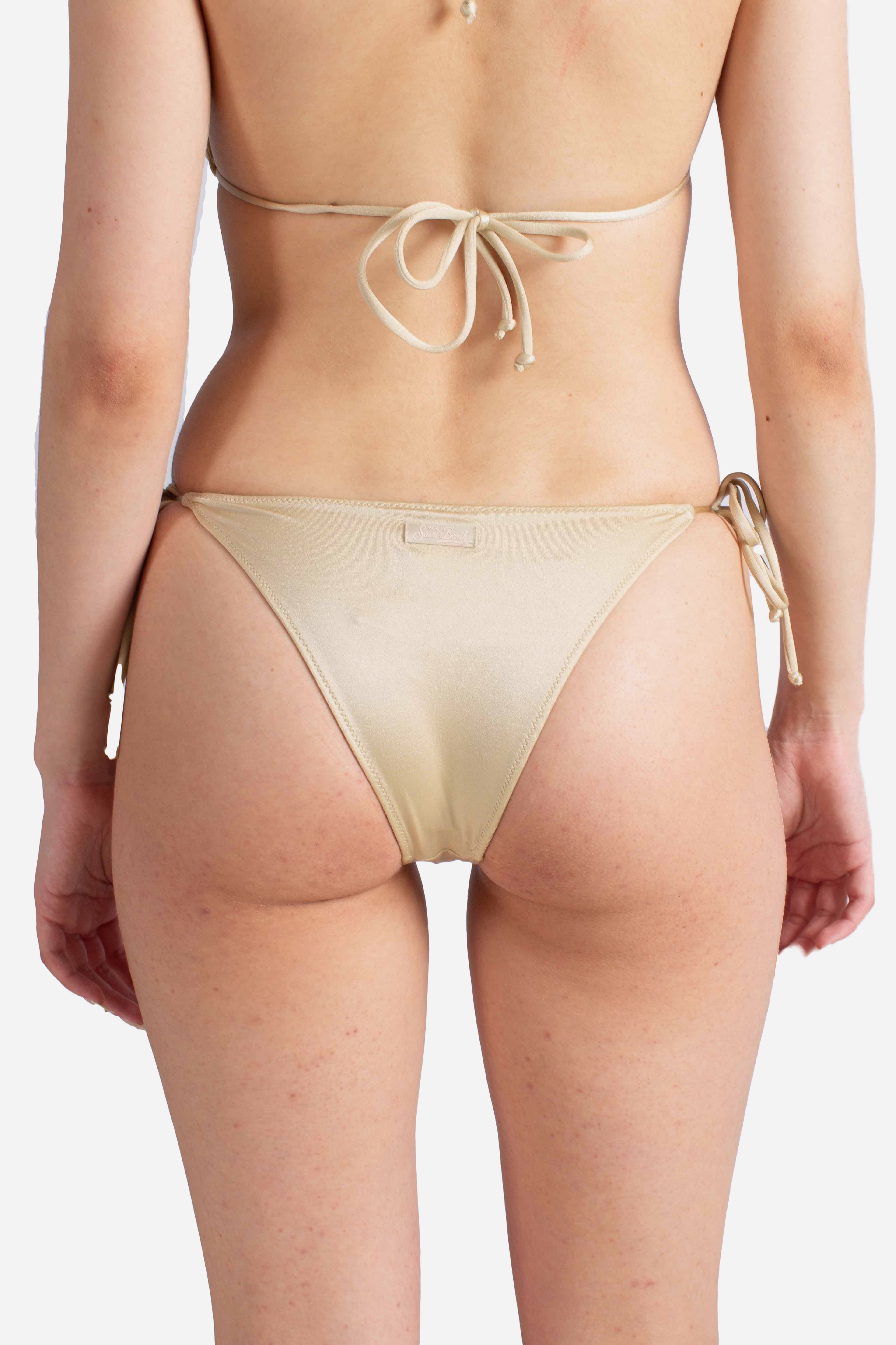 Slip bikini Marielle a vita media gold