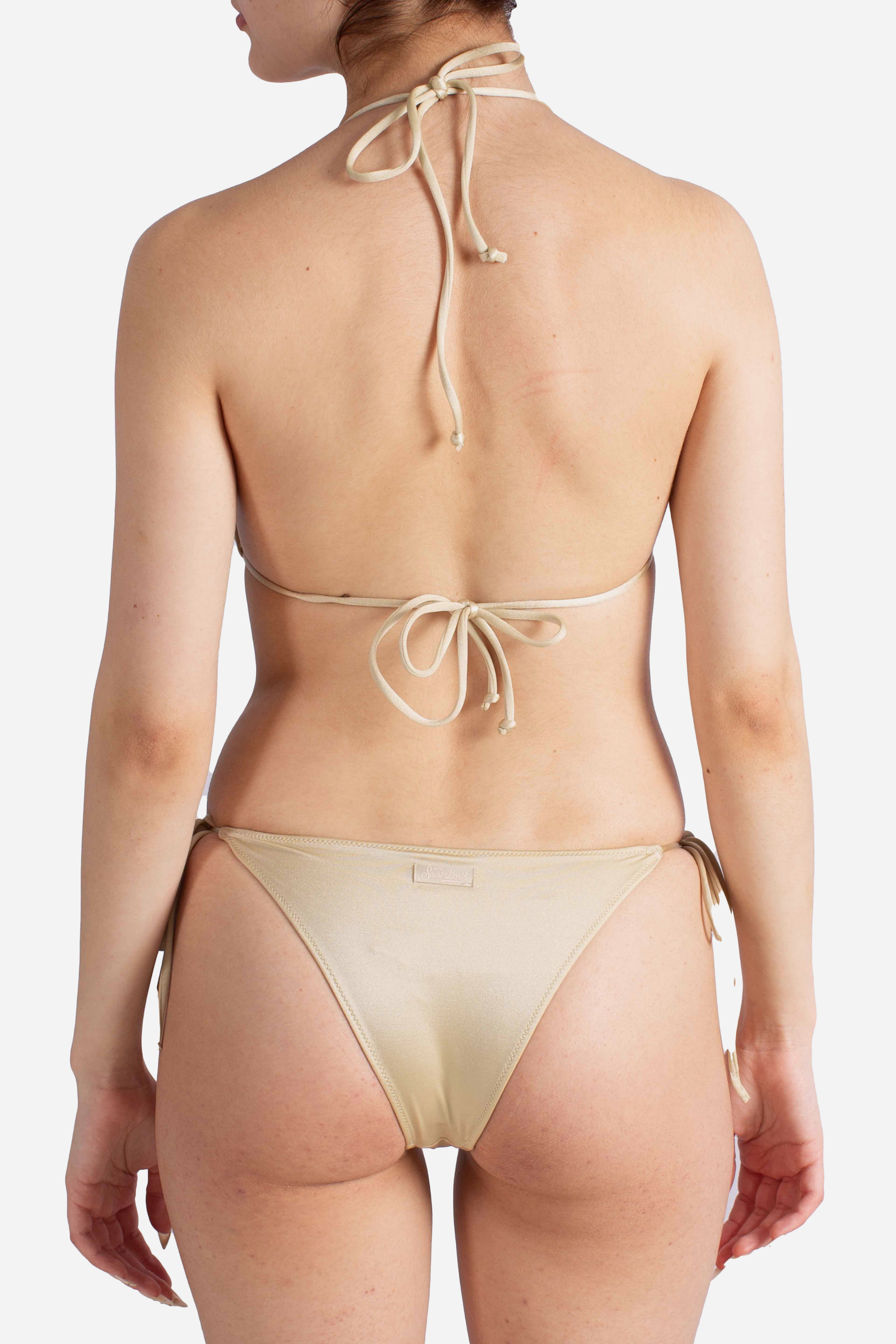 Slip bikini Marielle a vita media gold
