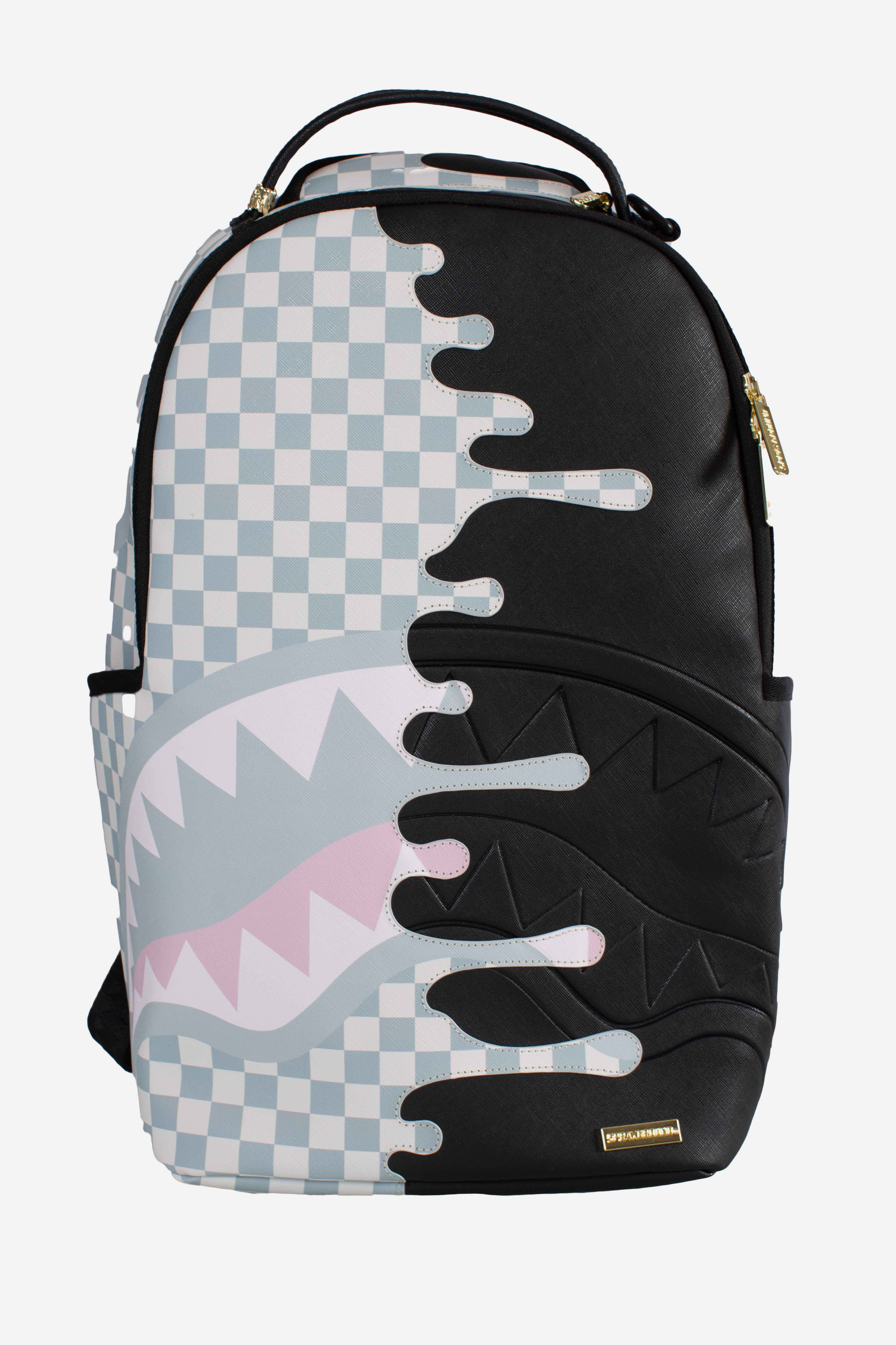 ZAINO CREAM CHECK UNFINISHED SHARK DLXSV BACKPACK
