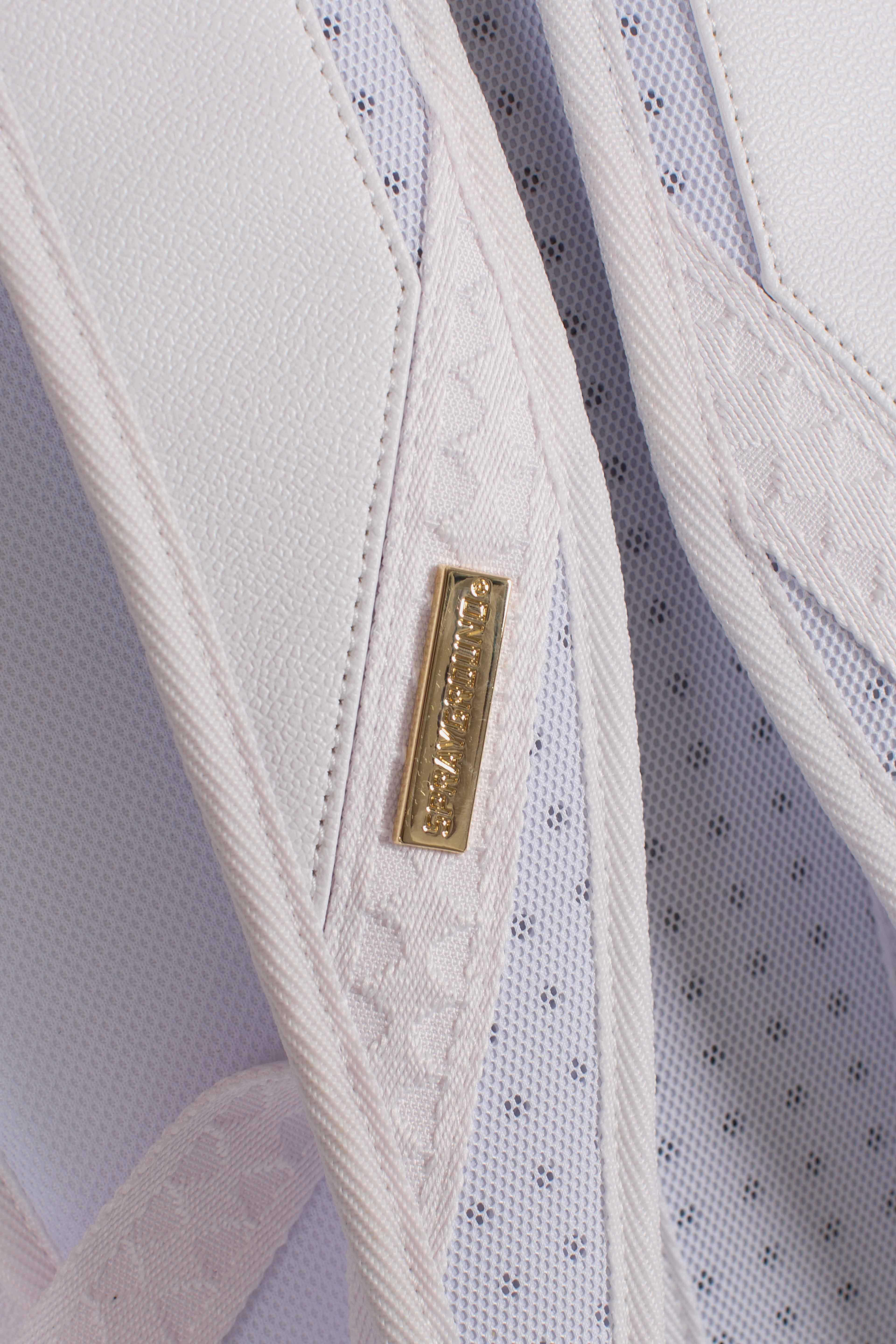 ZAINO GOLD BRICK LUXE WHITE DLXSV BACKPACK