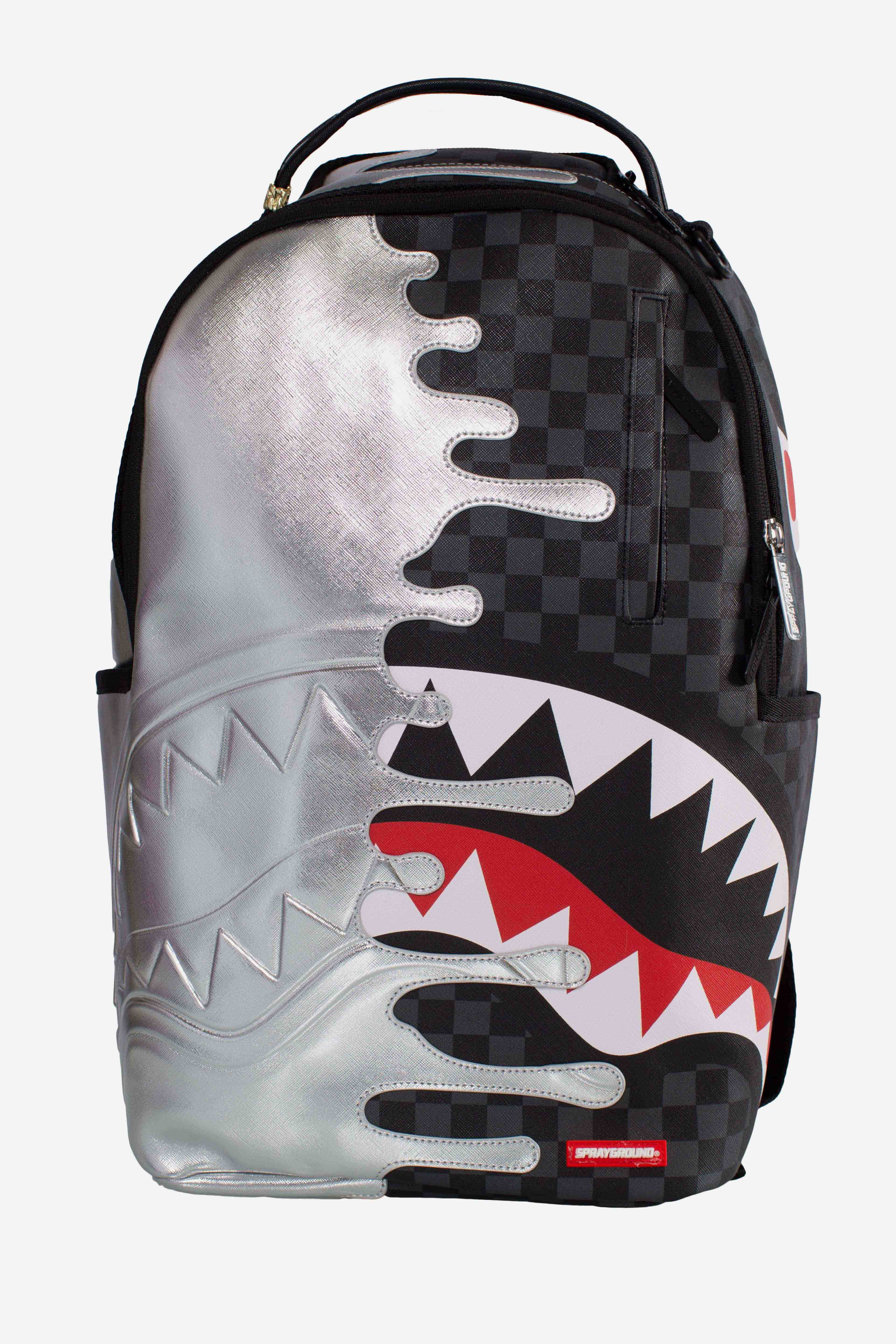 ZAINO SILVER SIDE DRIP BLACK CHECK DLXSV BACKPACK