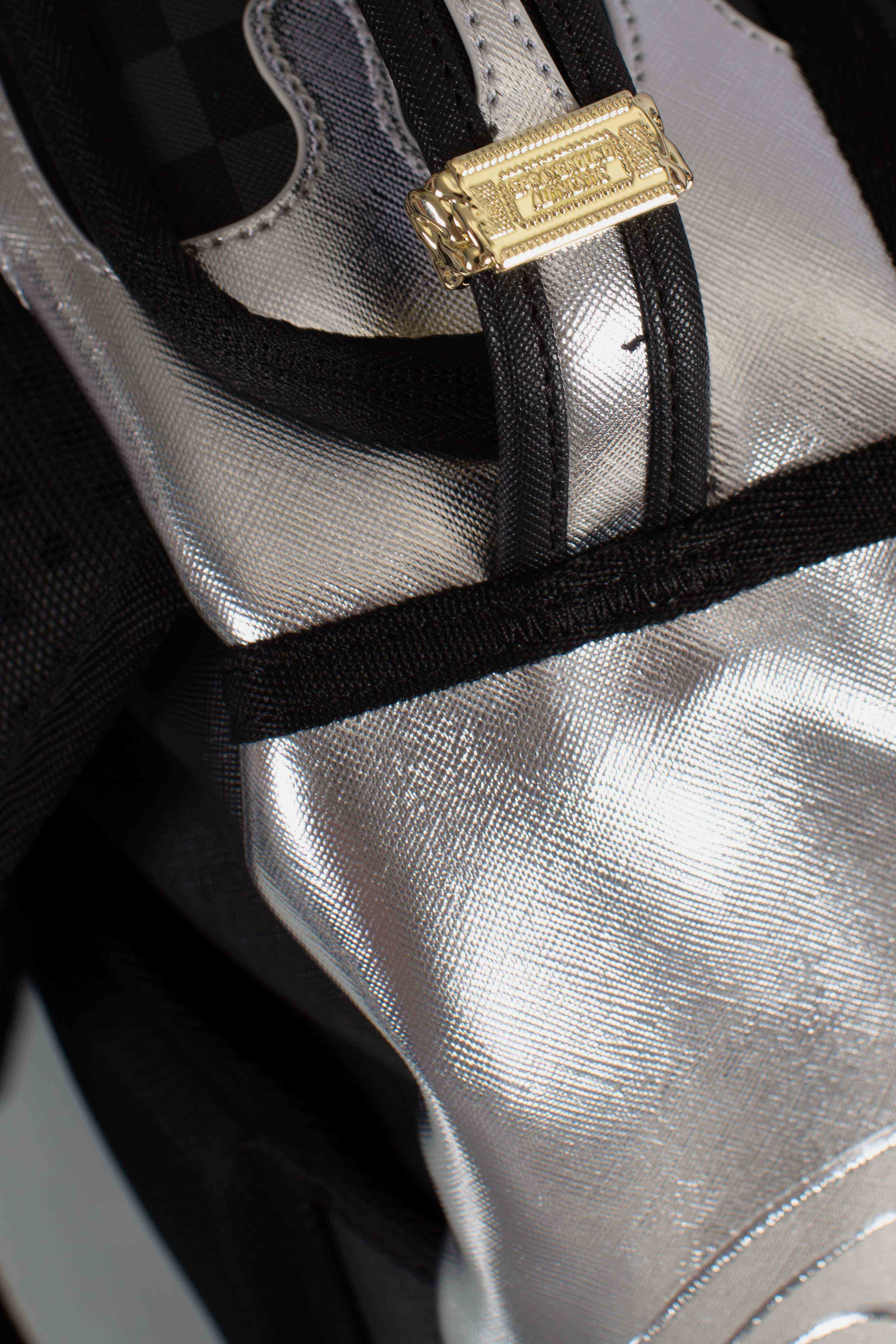 ZAINO SILVER SIDE DRIP BLACK CHECK DLXSV BACKPACK