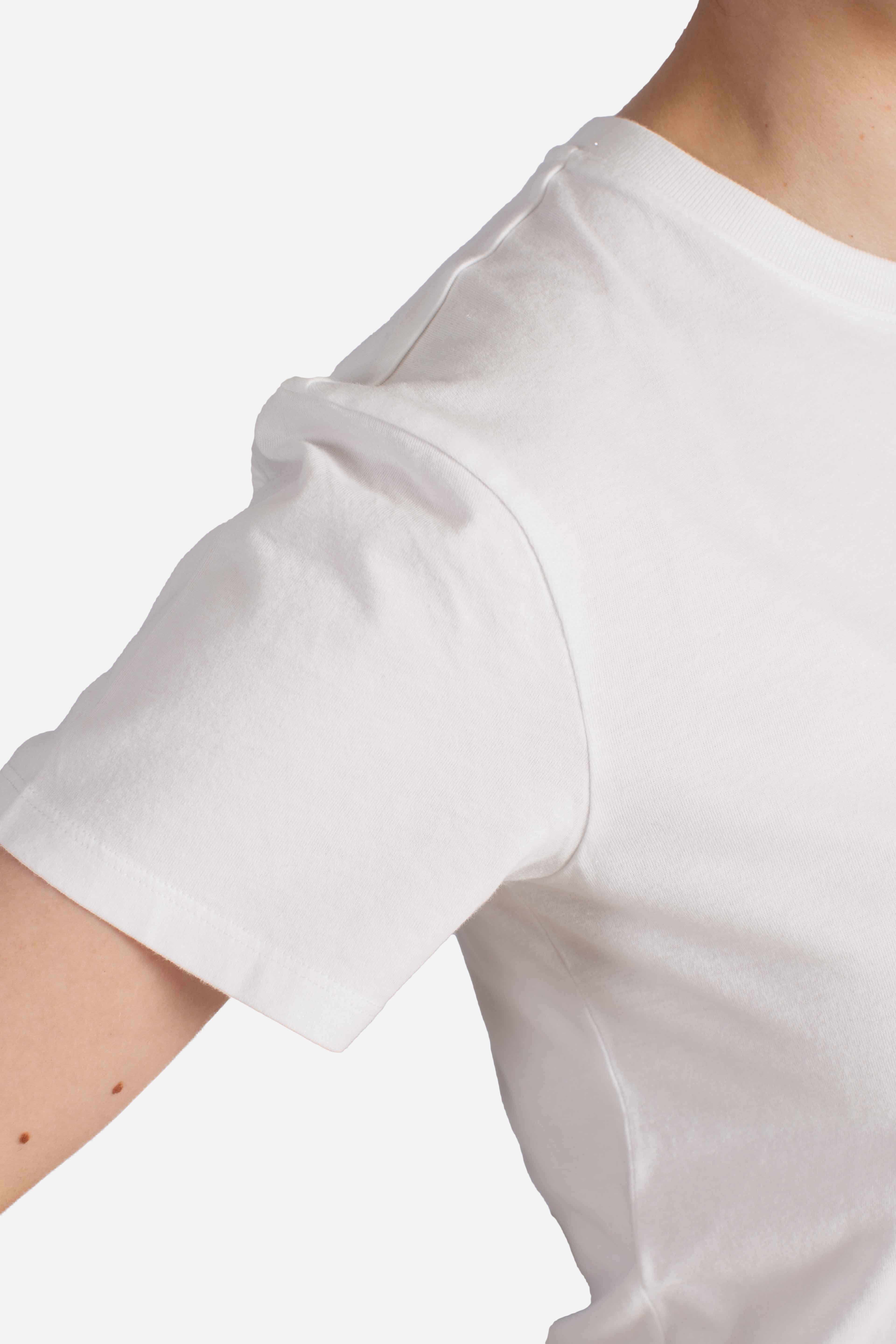 T-shirt Emilie in cotone con ricamo St. Barth be strass
