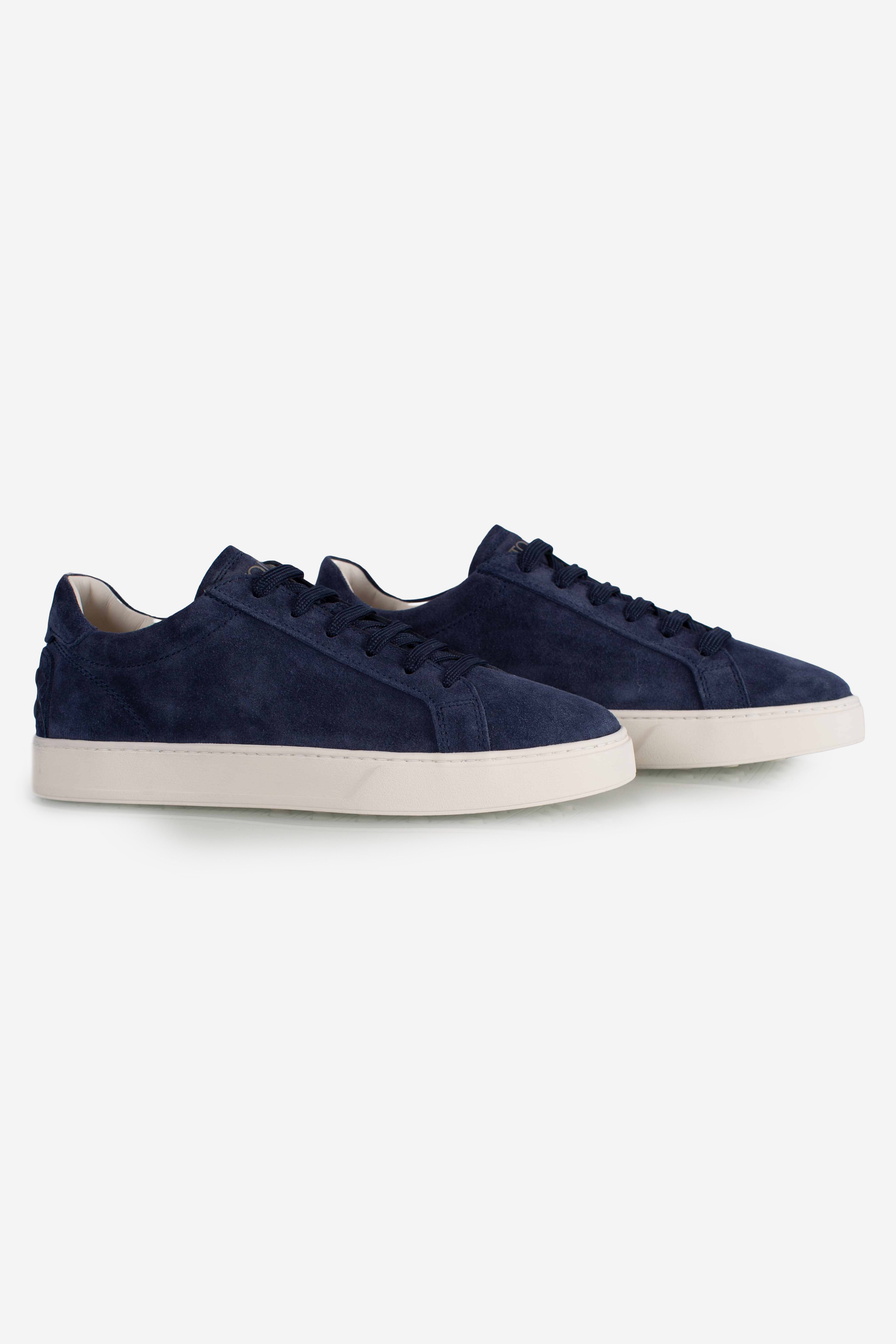 Sneakers in Pelle Scamosciata blu