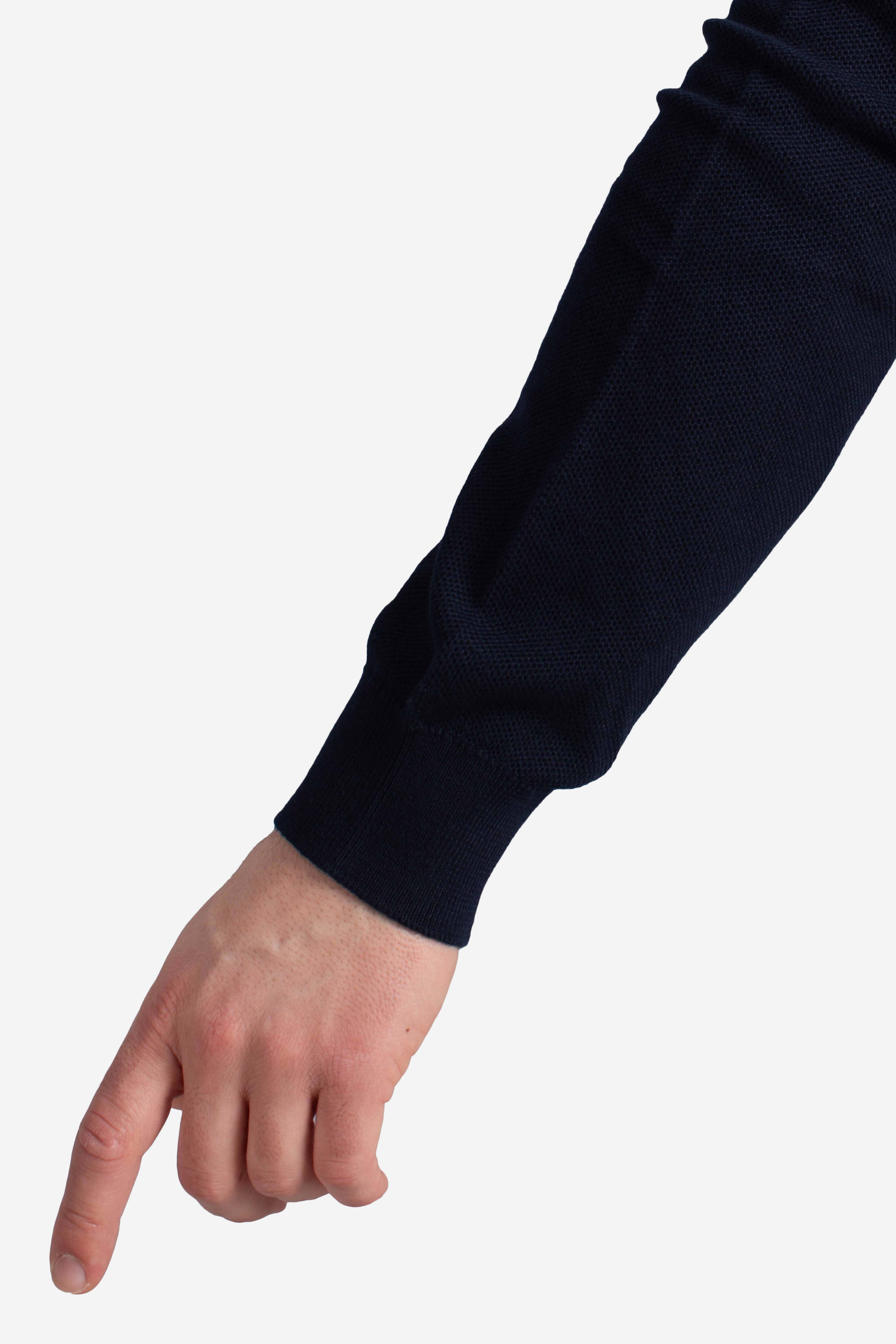 Pull Girocollo Travel in Cotone blu