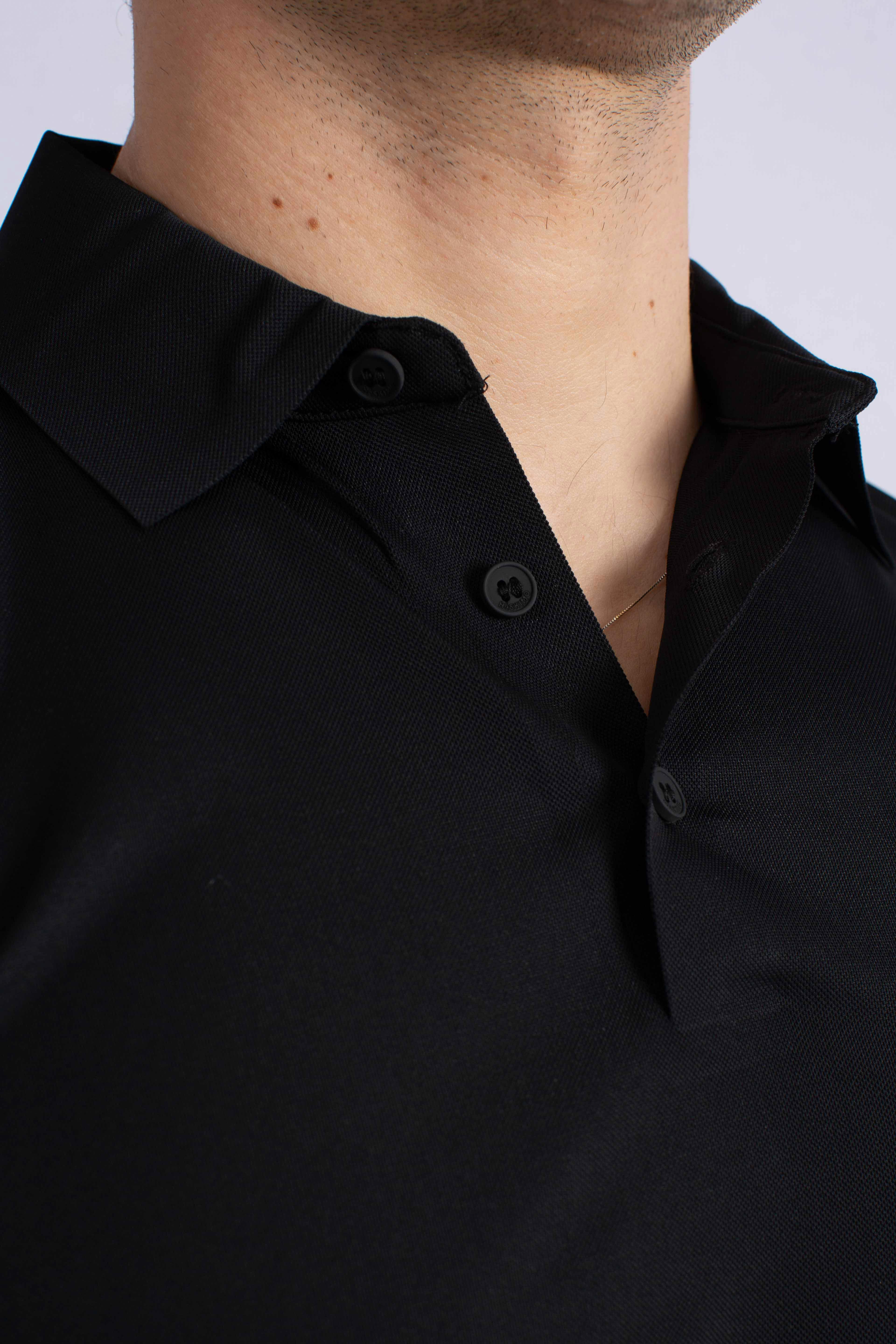 Polo tecnica black