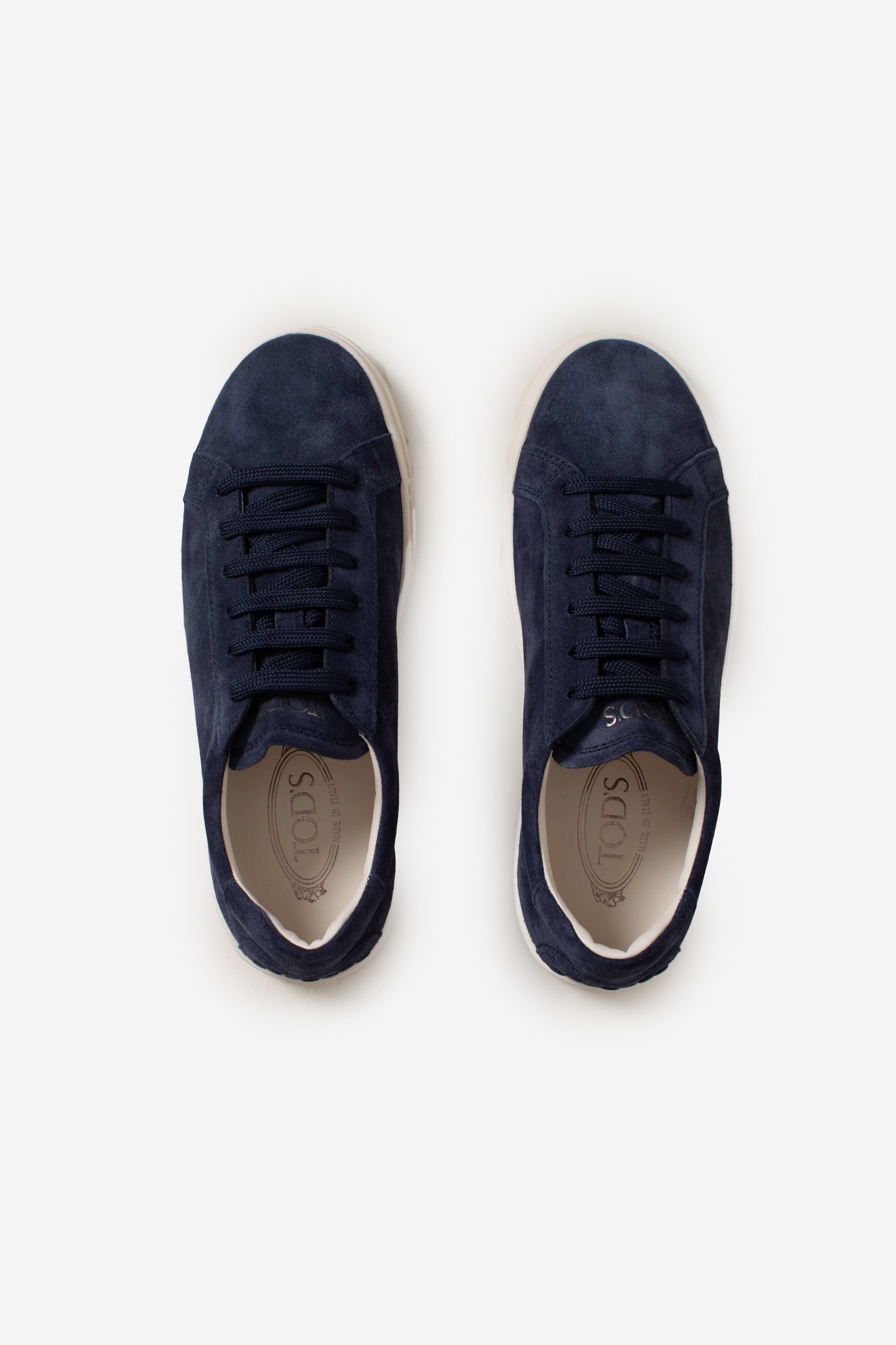 Sneakers in Pelle Scamosciata blu