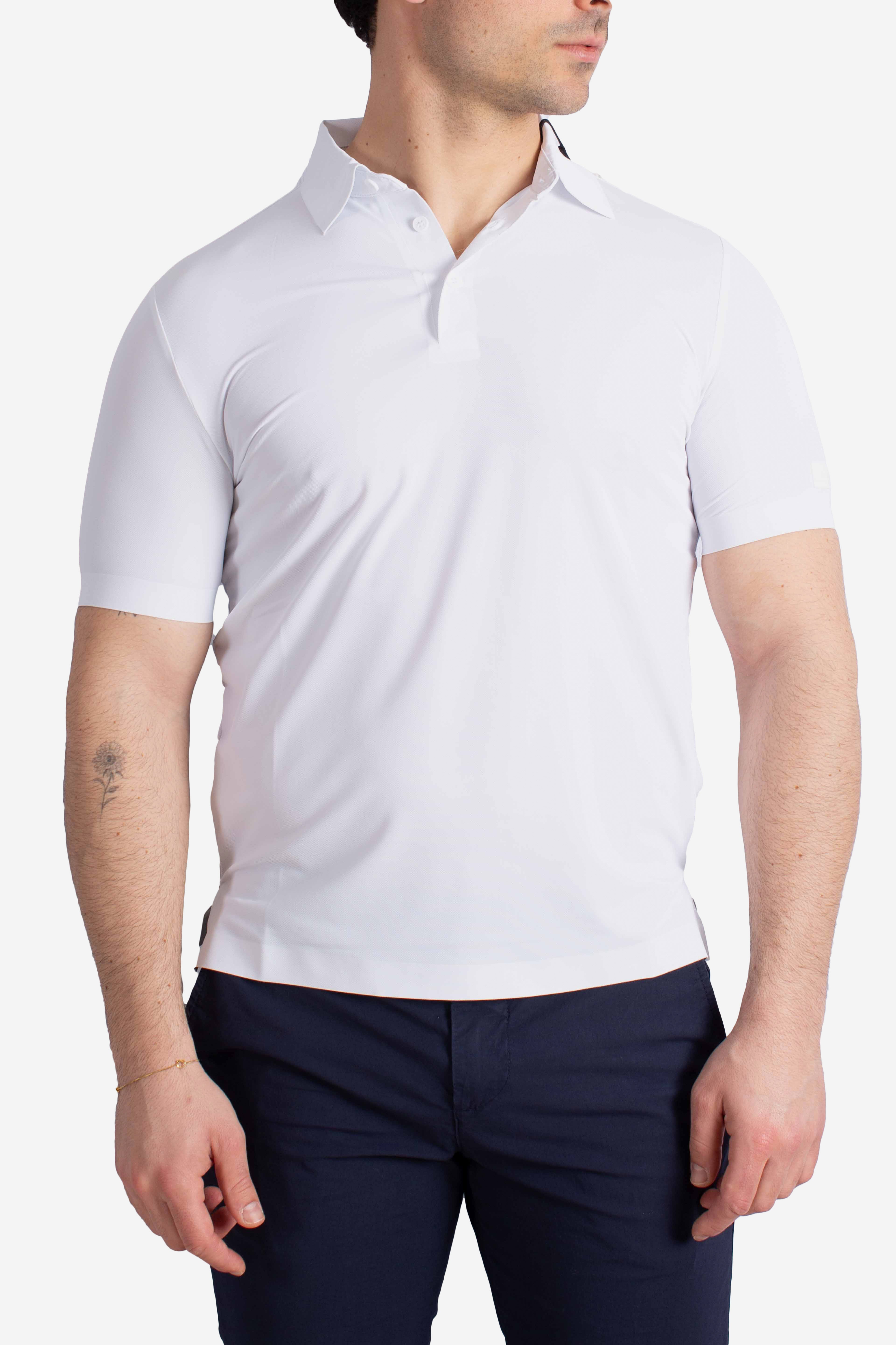 Polo tecnica white