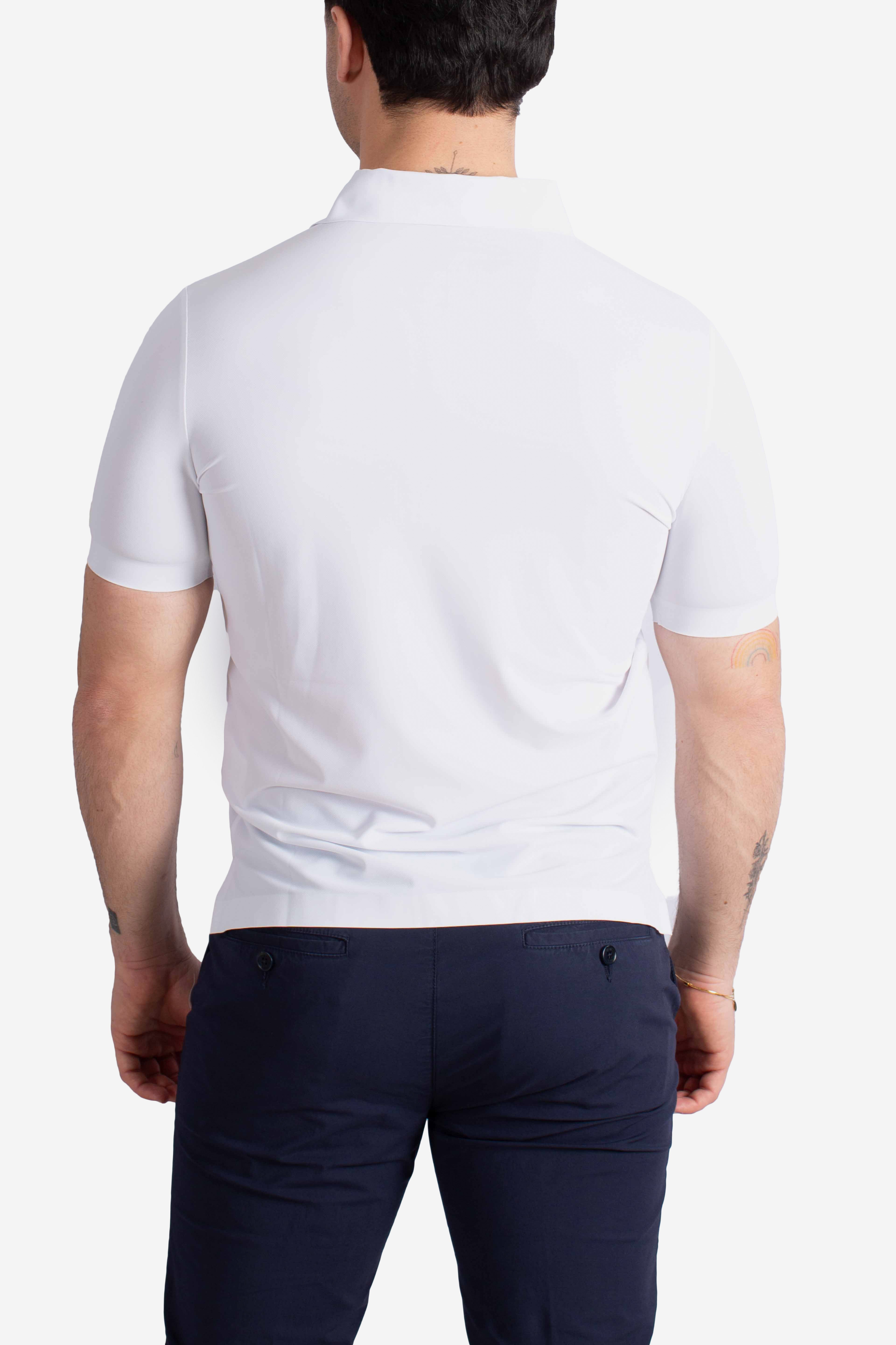 Polo tecnica white