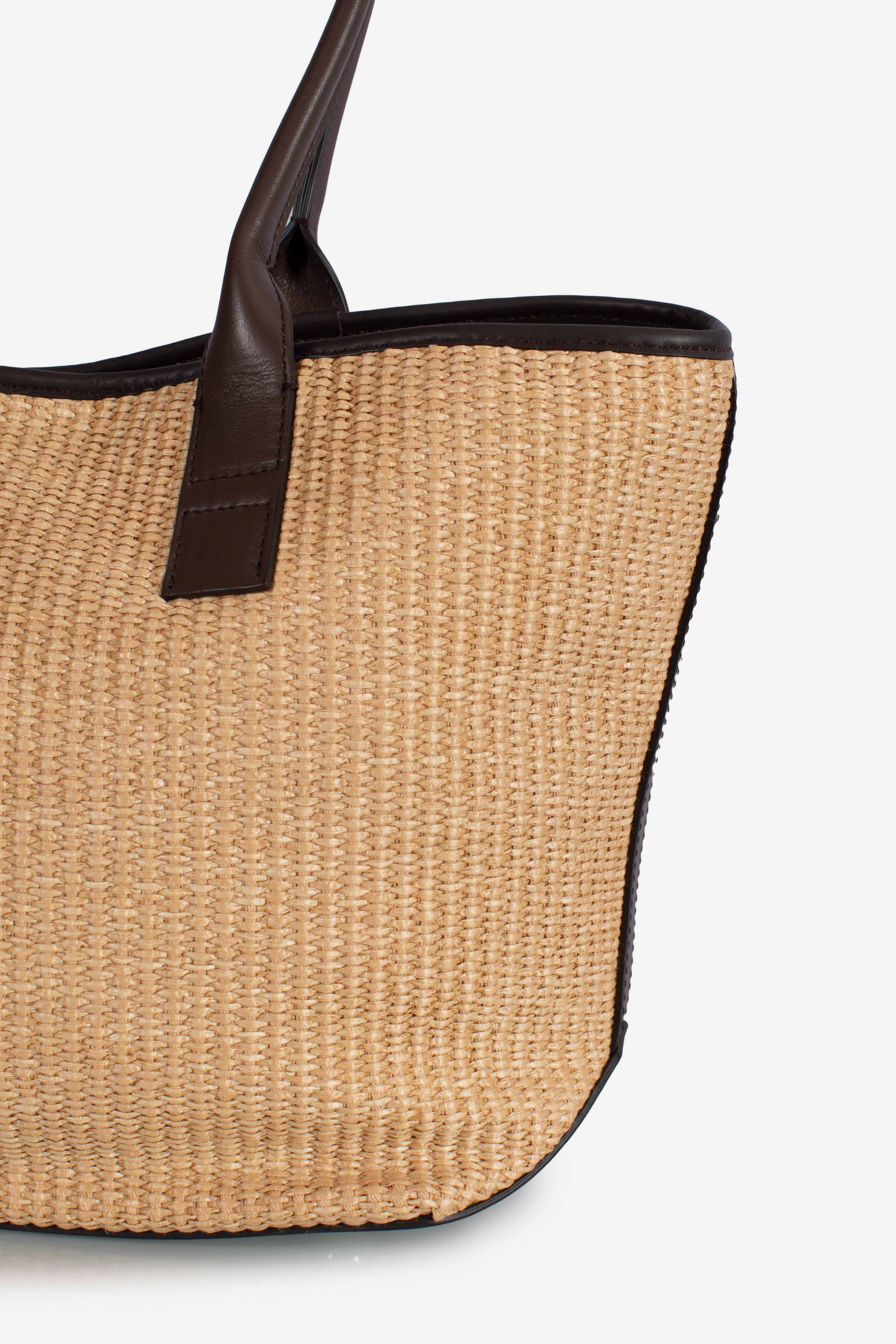 Borsa Shopping Hogan Address Piccola Marrone Avorio
