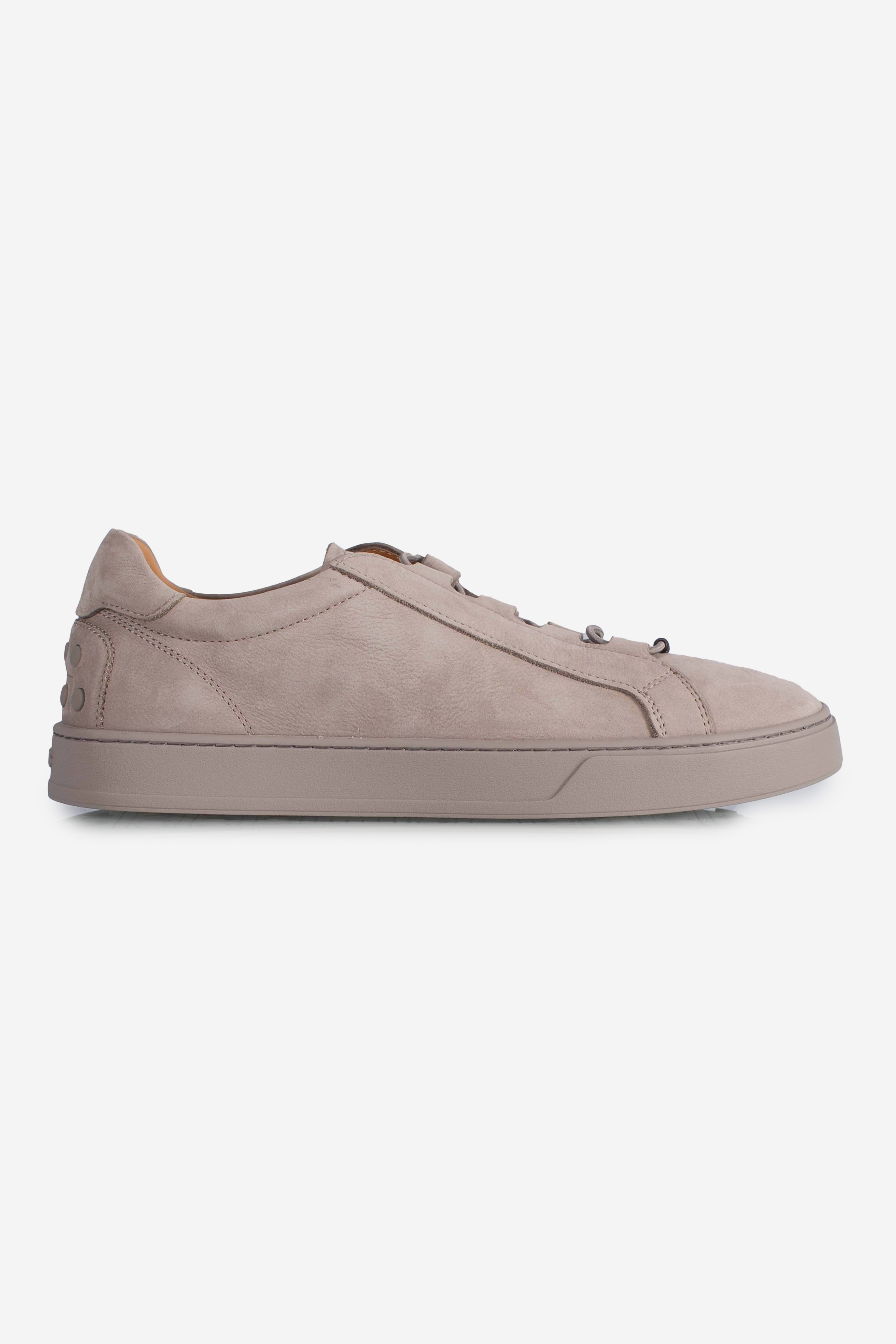 Sneakers in Nabuk grigio