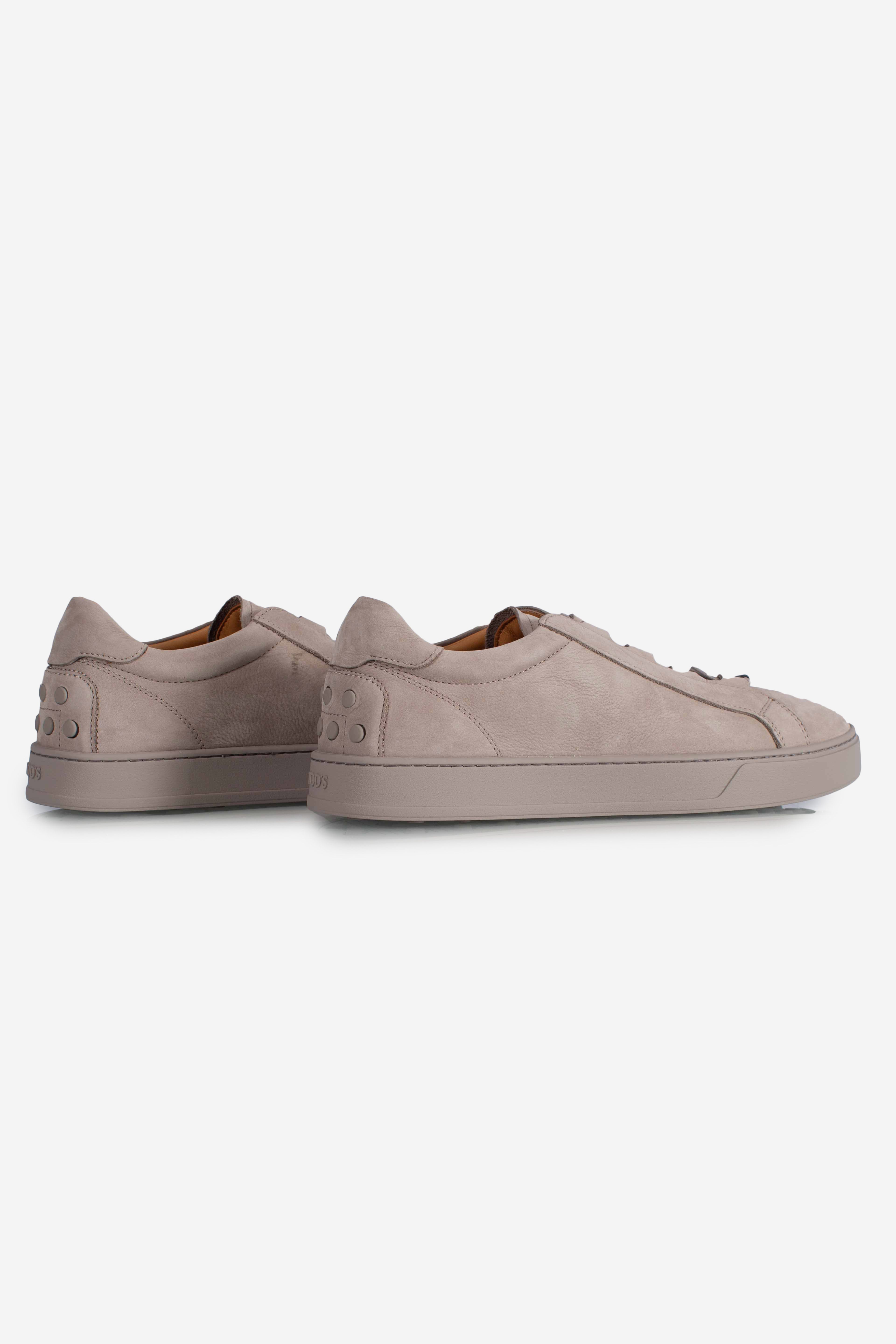 Sneakers in Nabuk grigio