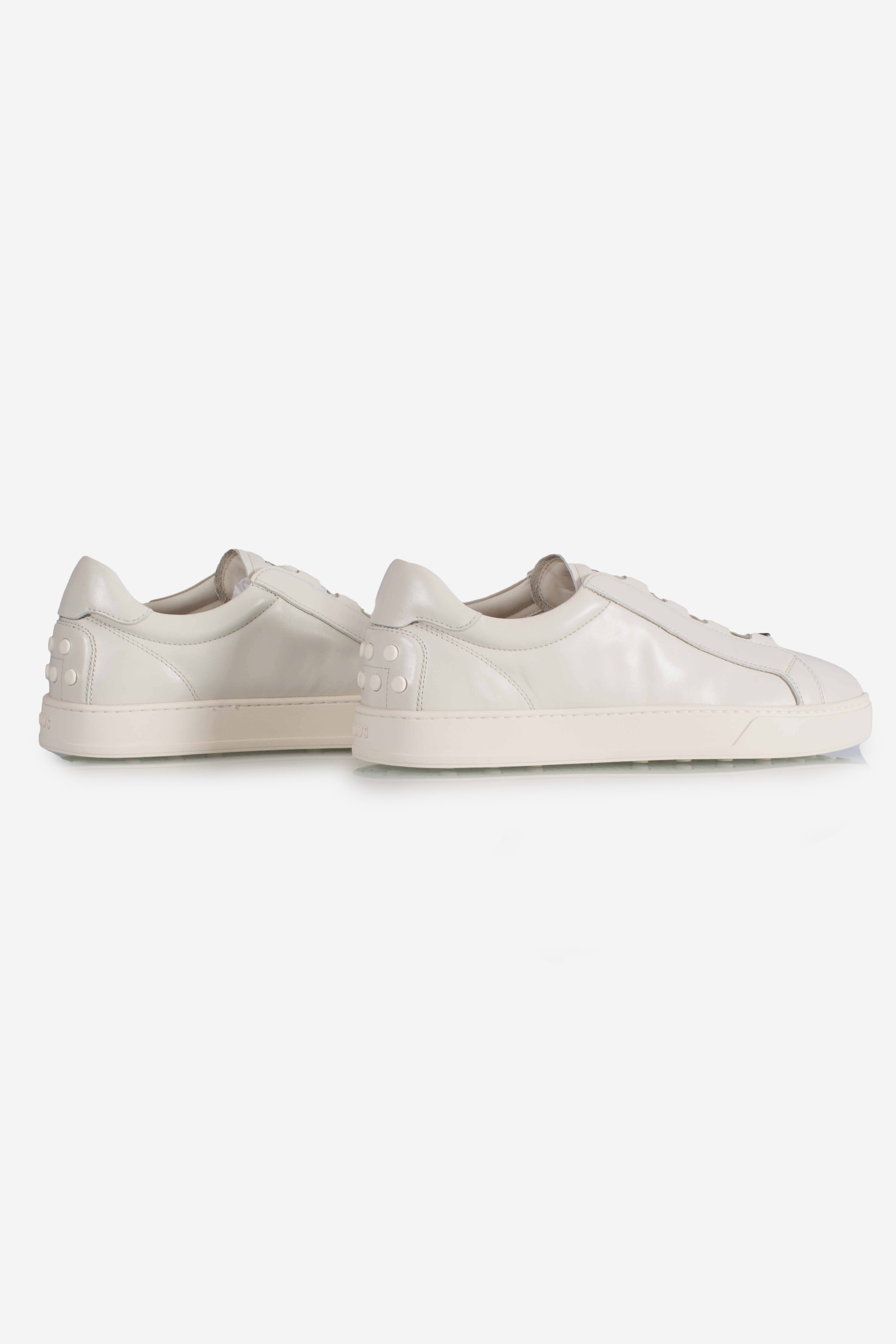 Sneakers in Pelle bianco