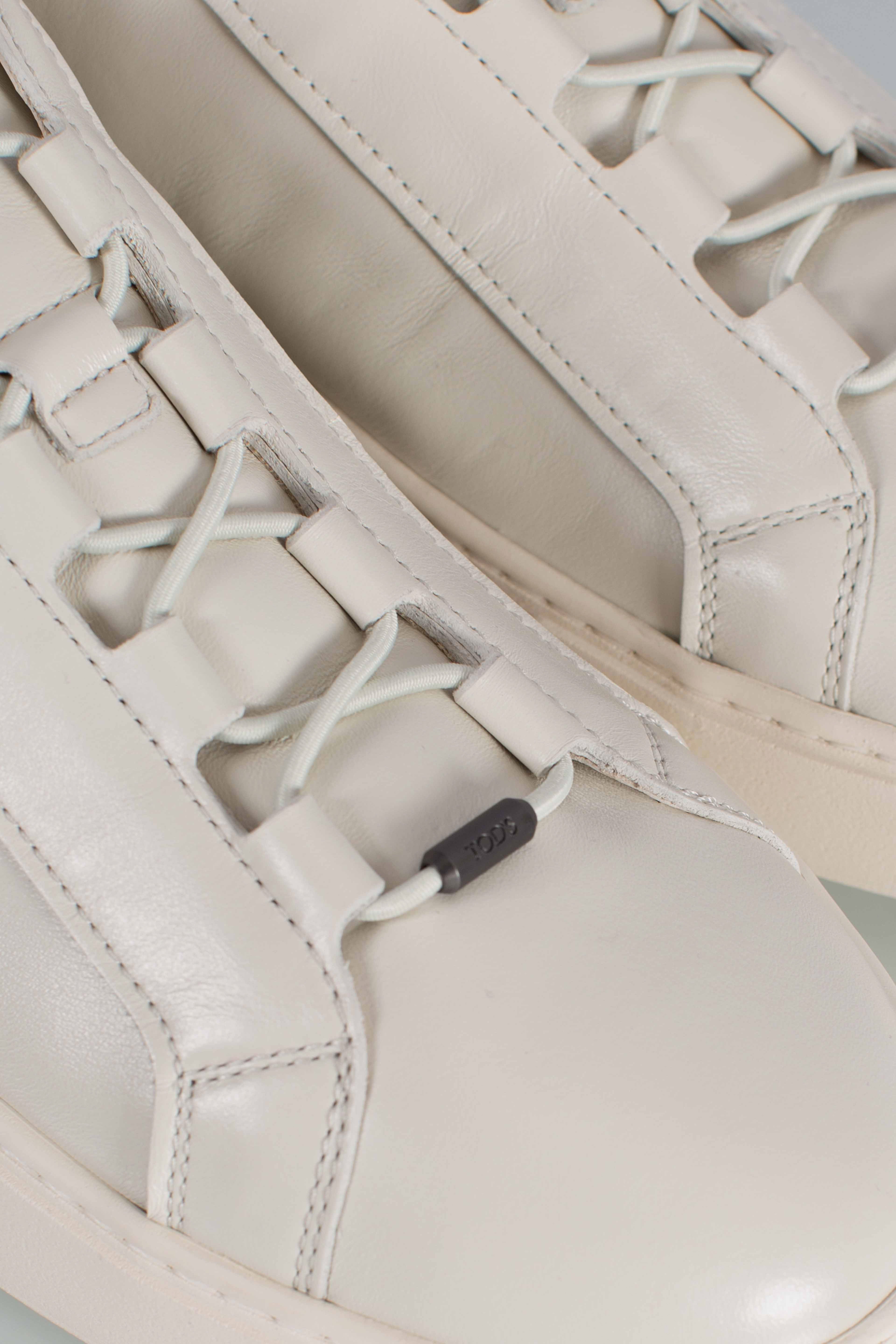Sneakers in Pelle bianco