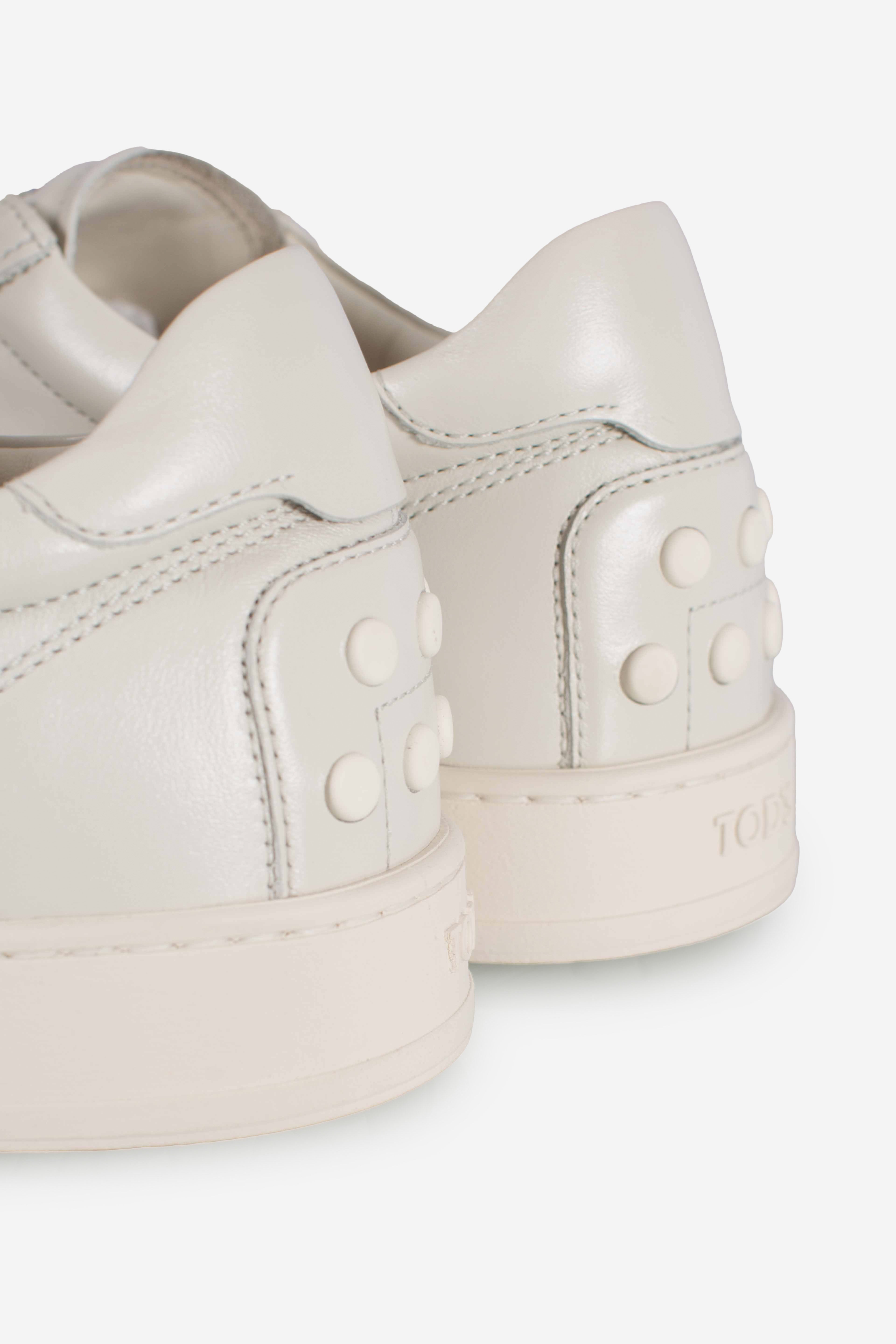 Sneakers in Pelle bianco