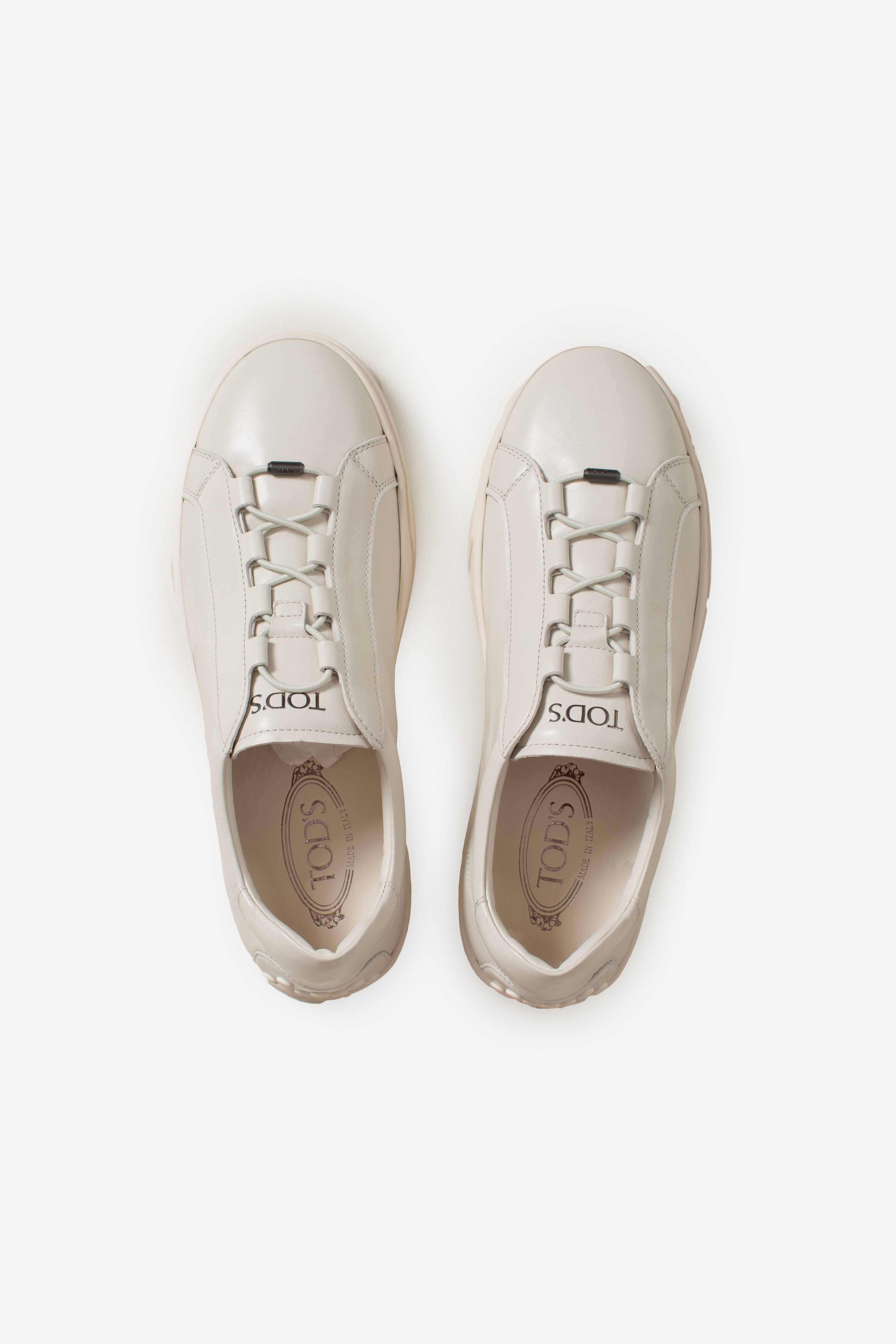 Sneakers in Pelle bianco