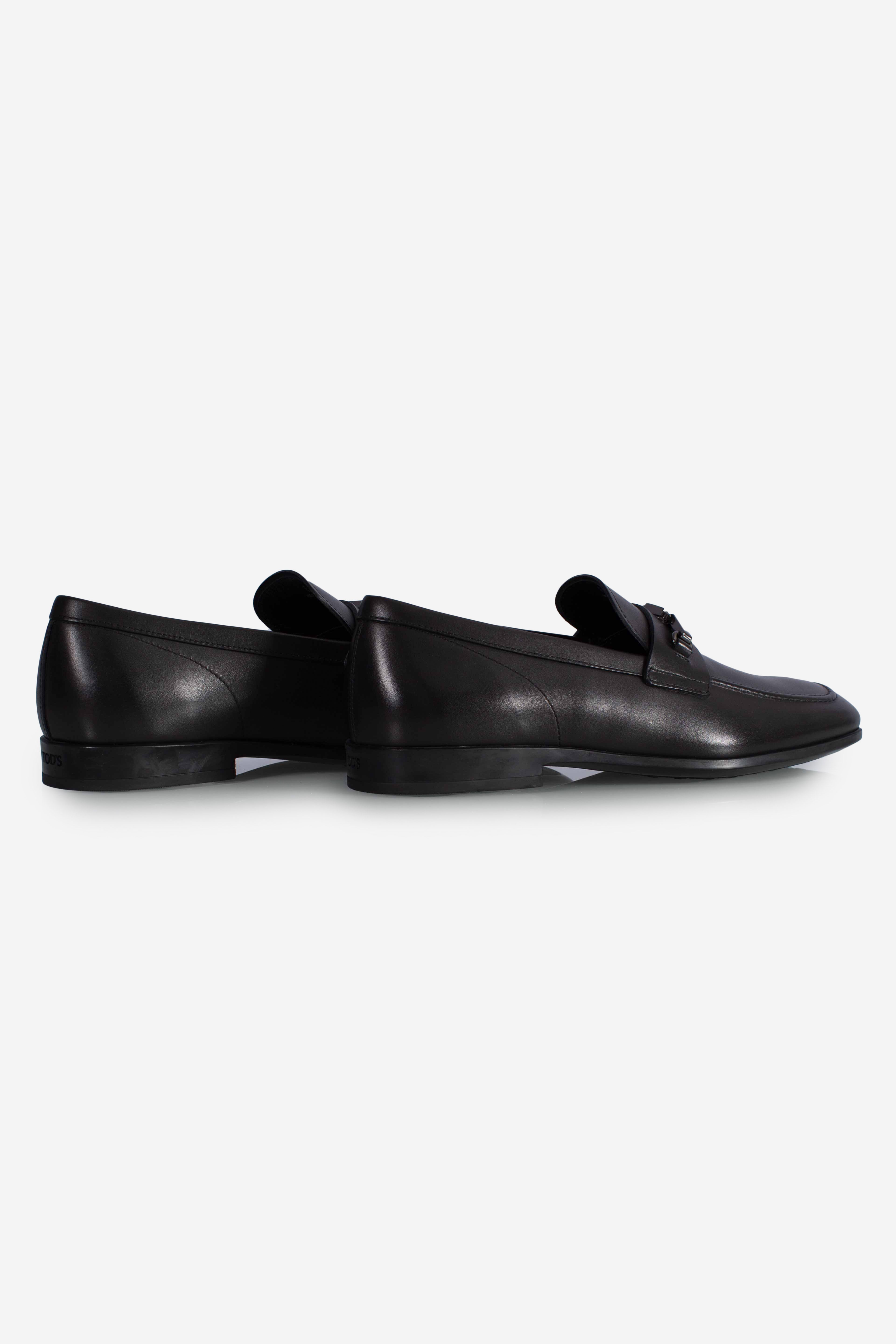 Mocassino in pelle nero