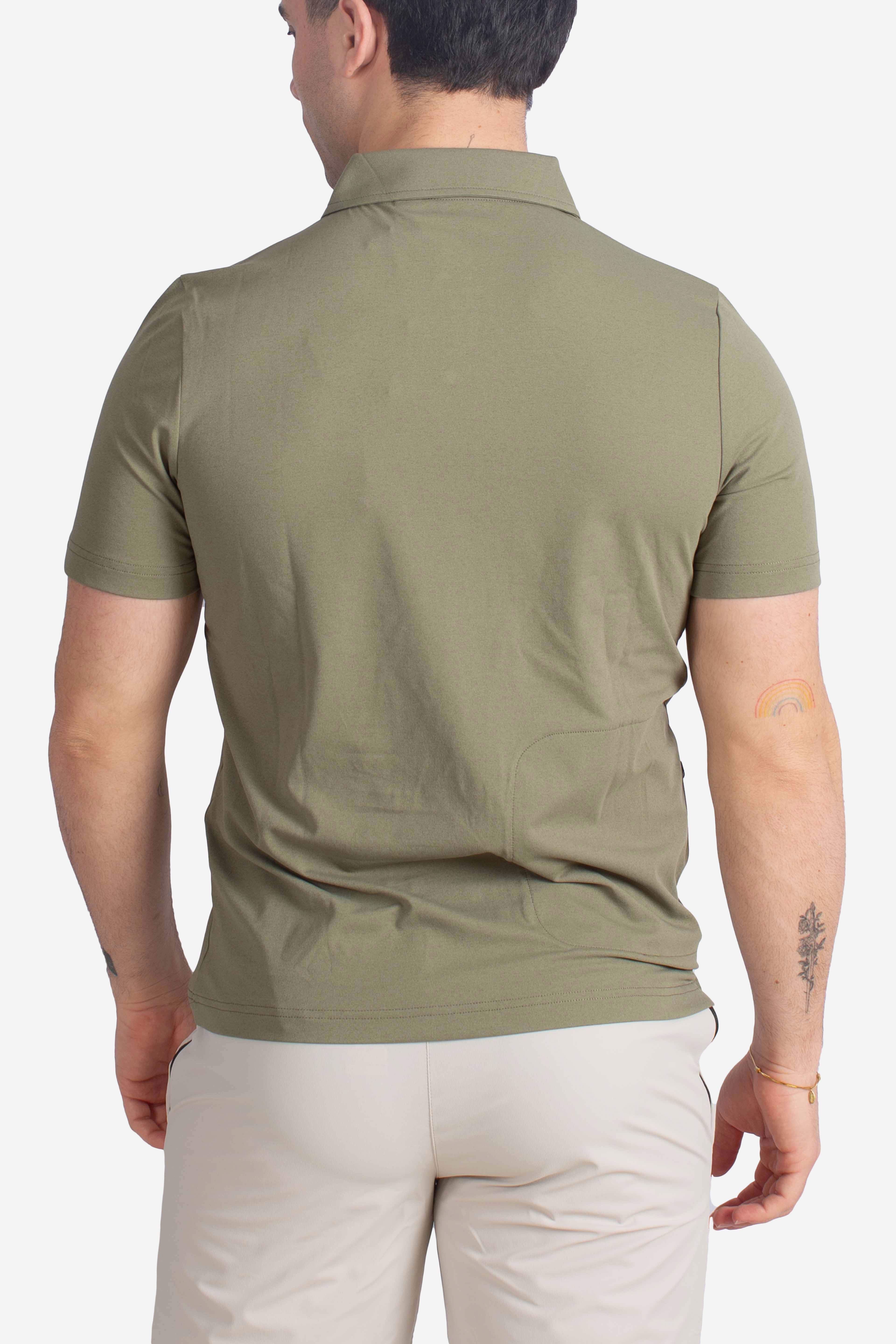 Polo Decouvrir travel green lichen