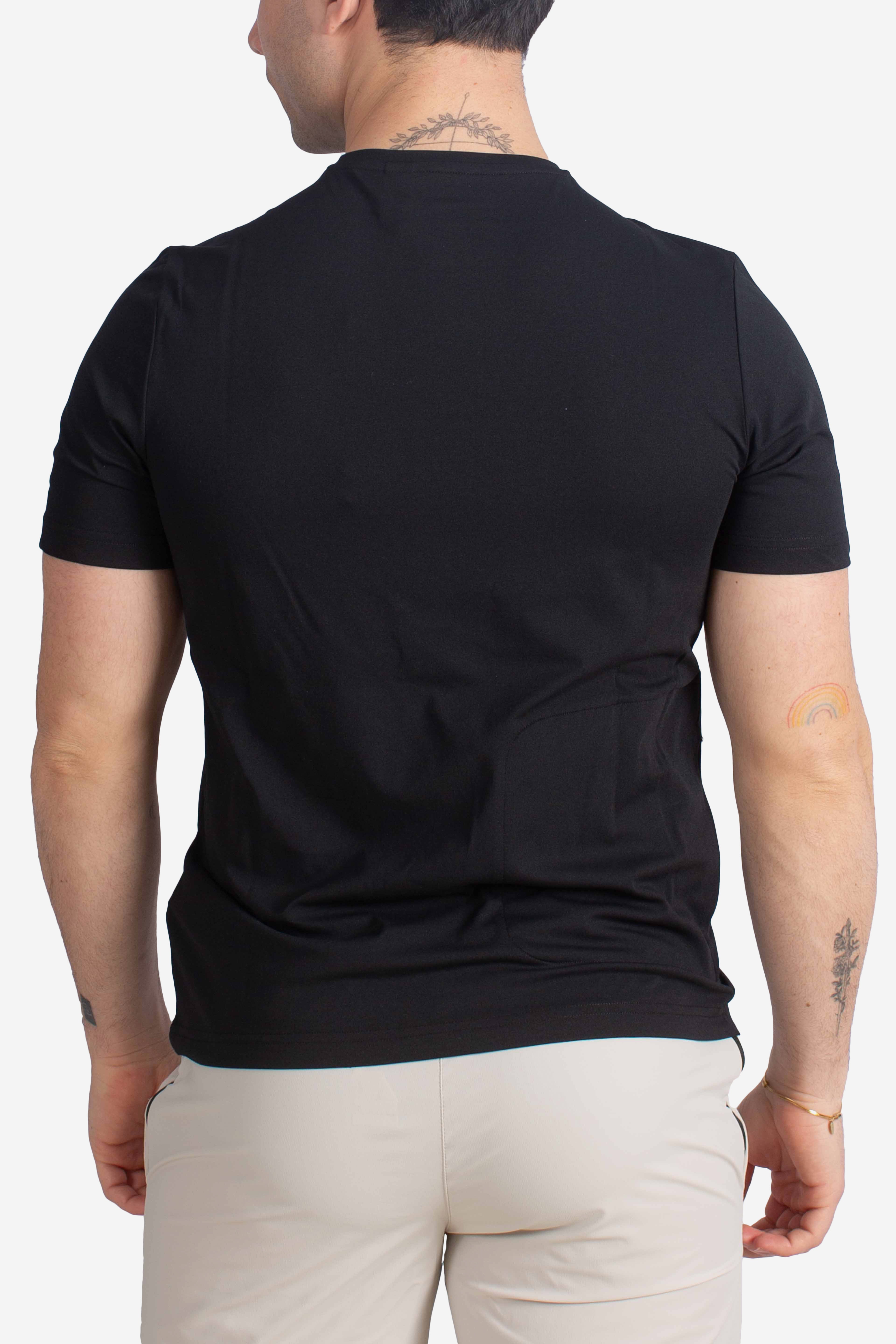 T-shirt Sergine travel black pure