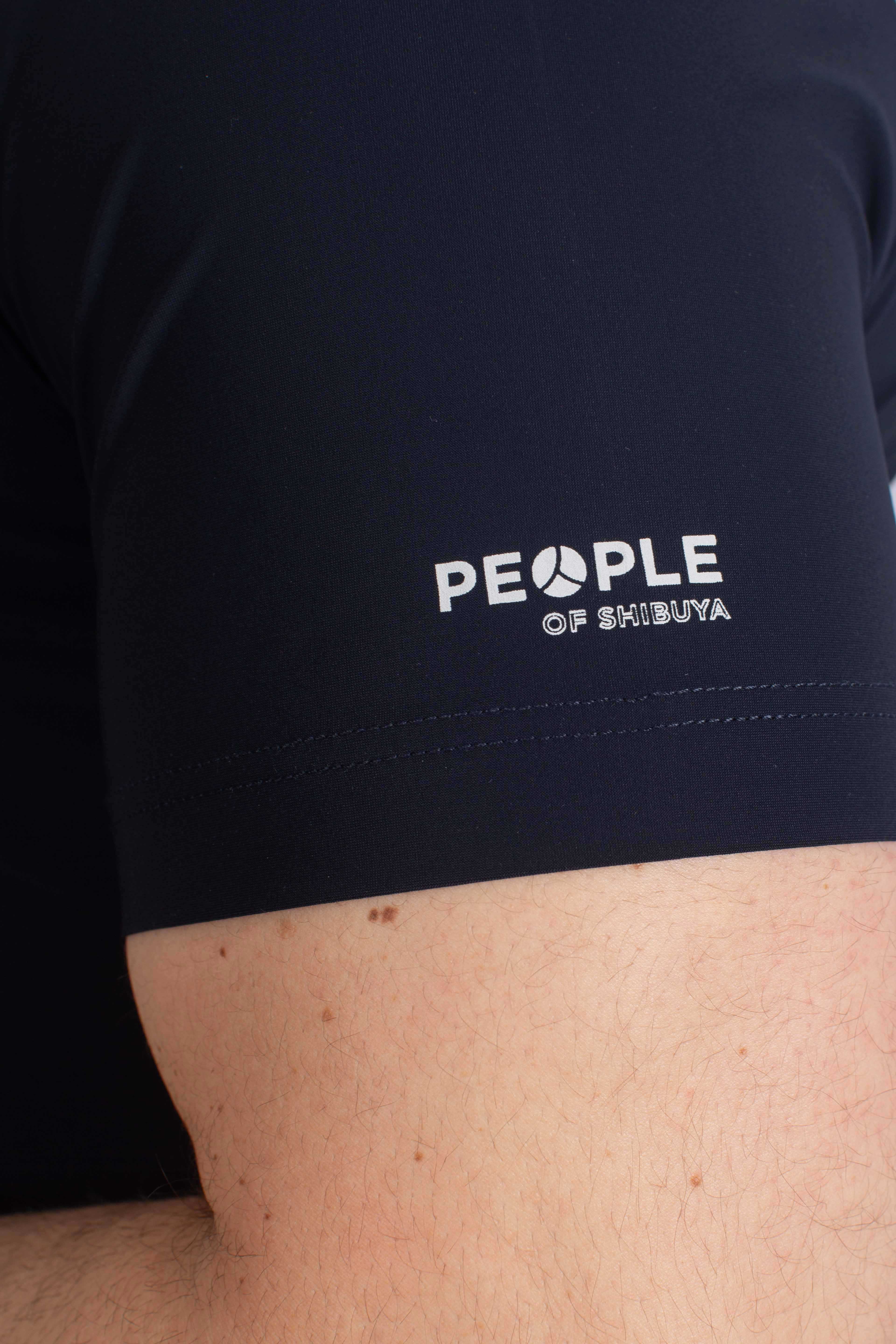 Polo Masamba tecnica navy blue