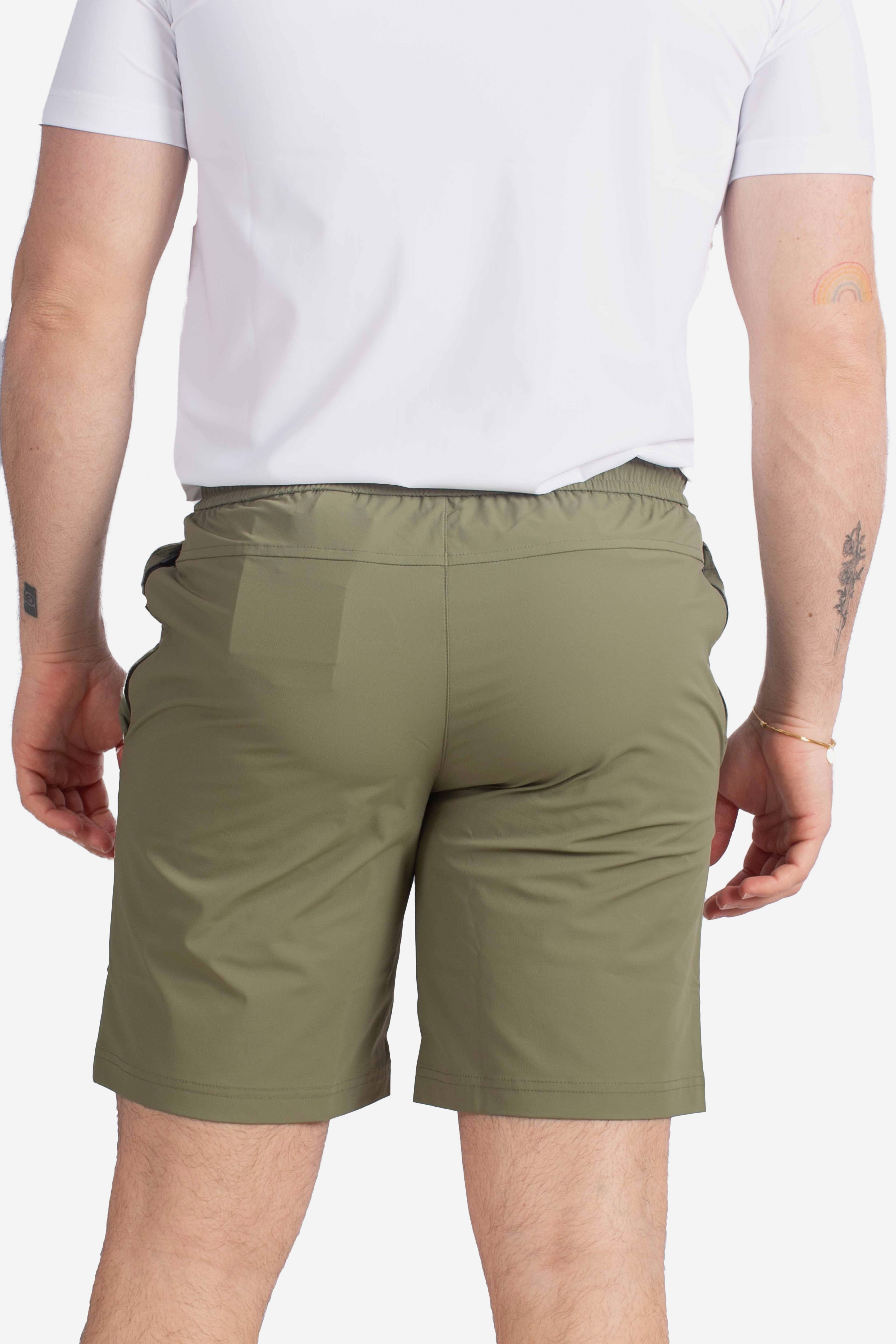 Pantaloncino tecnico Nesilier travel green lichen