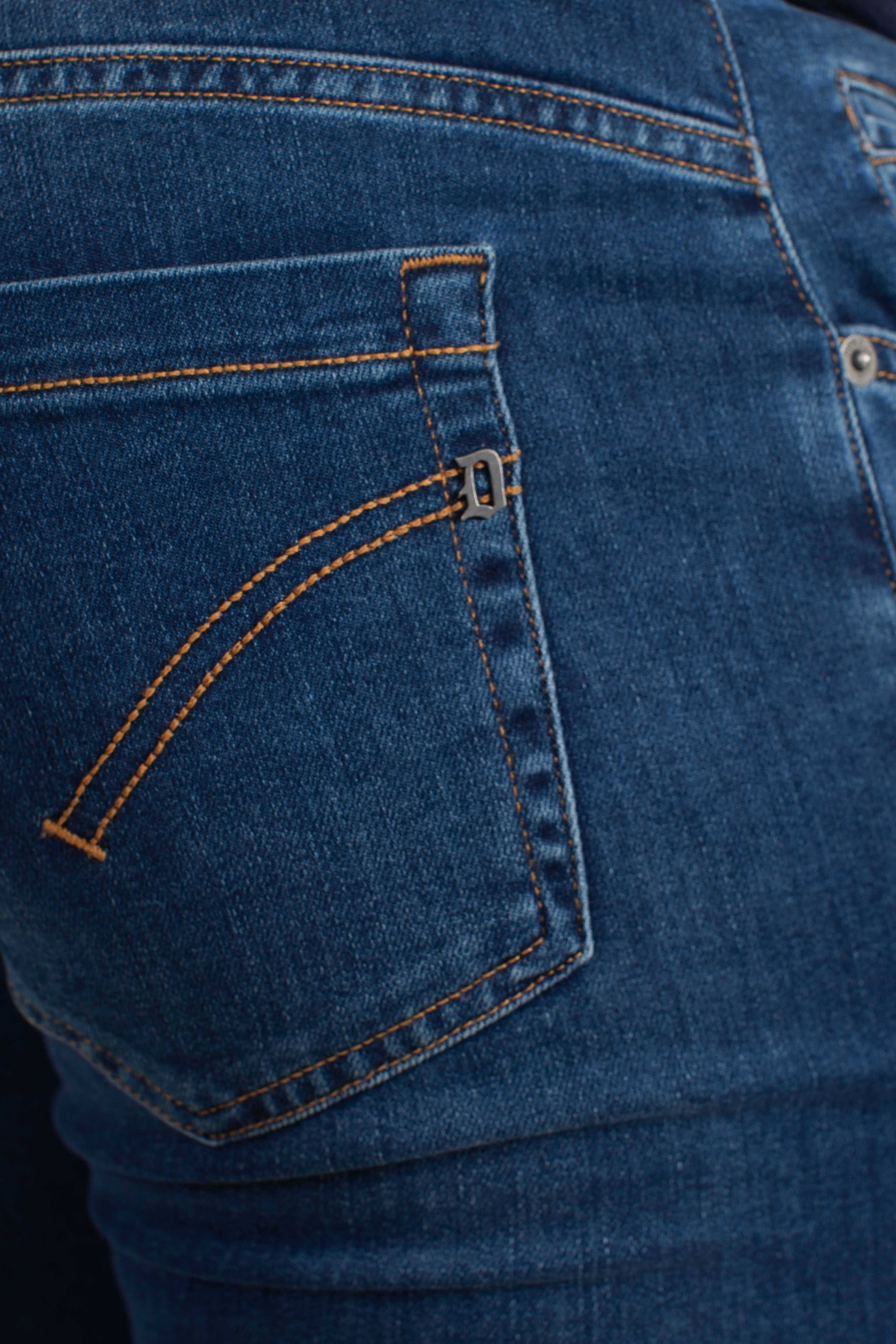 Jeans 5 tasche skinny George in coolmax denim stretch 9 oz