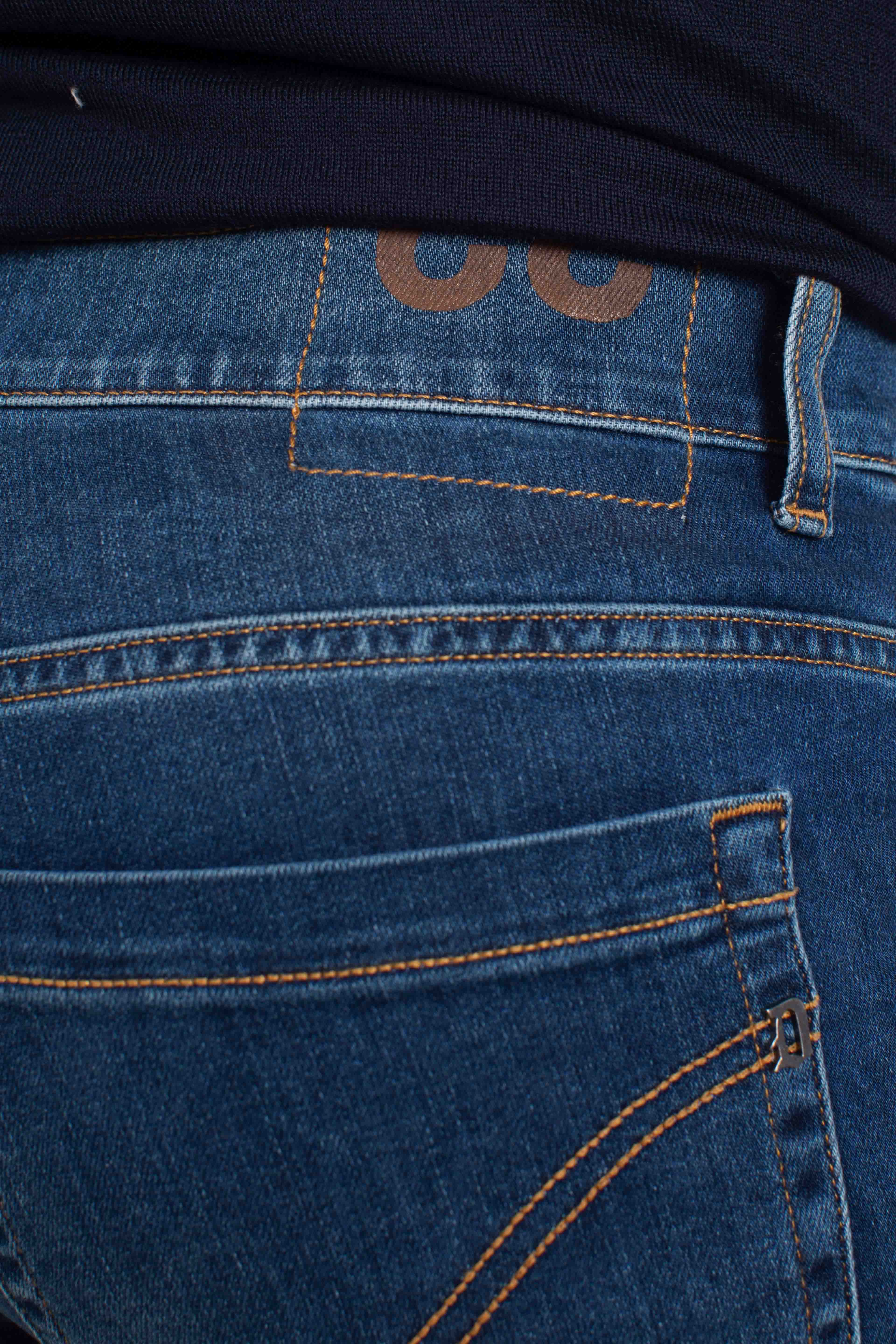 Jeans 5 tasche skinny George in coolmax denim stretch 9 oz