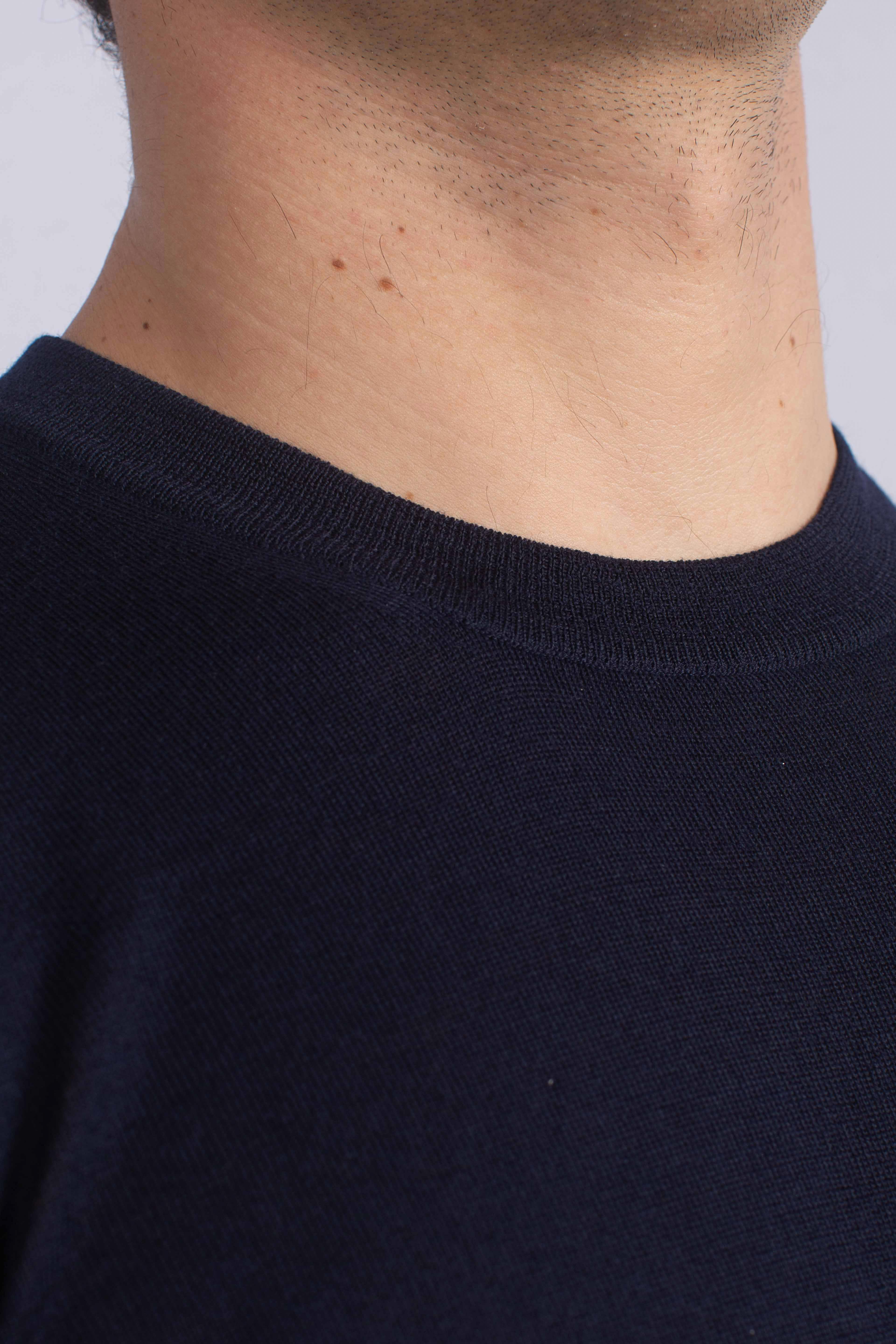 Maglia girocollo Axel blu