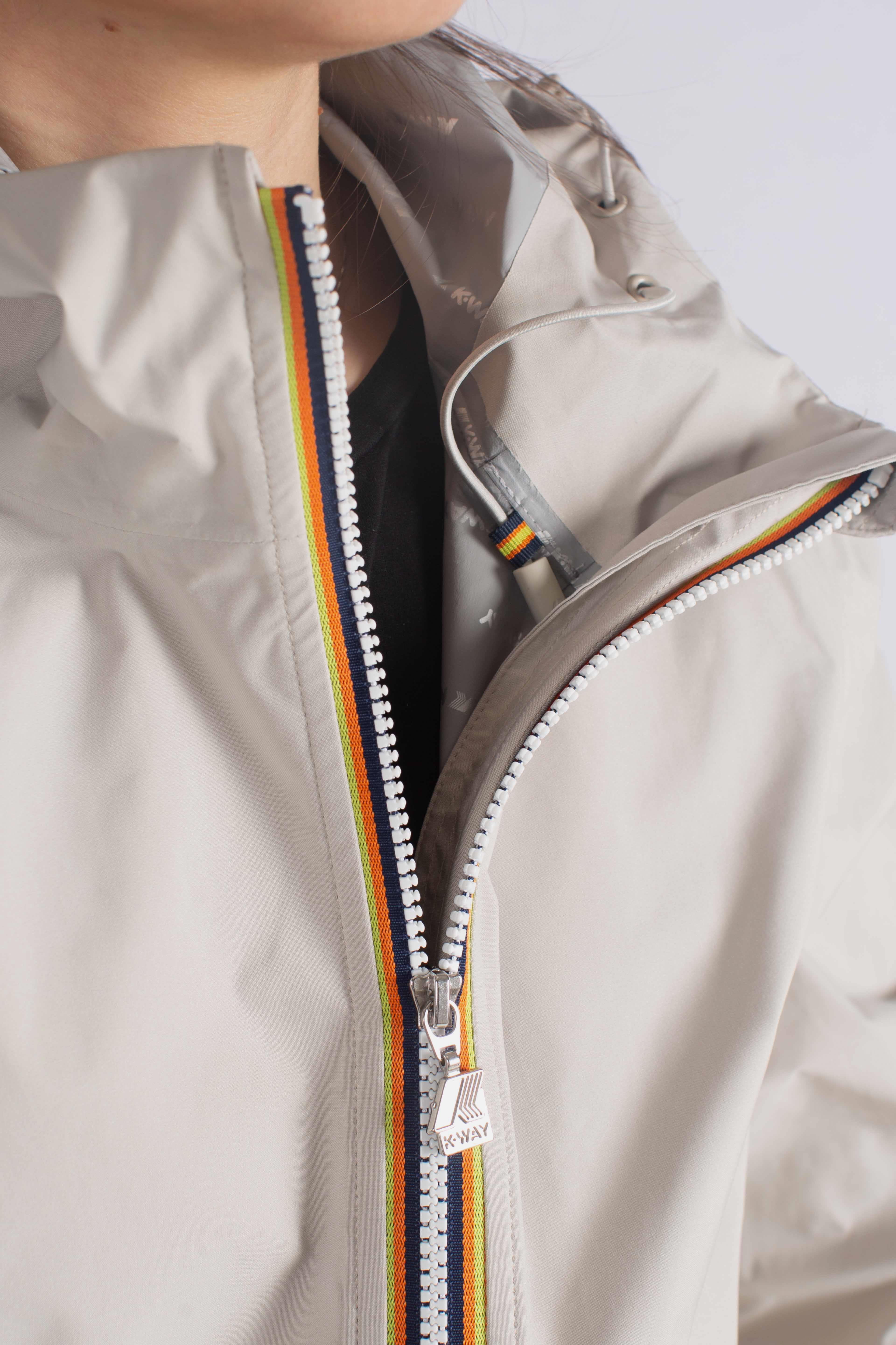 Giacca Impermeabile Slim Fit Lily stretch dot beige lt