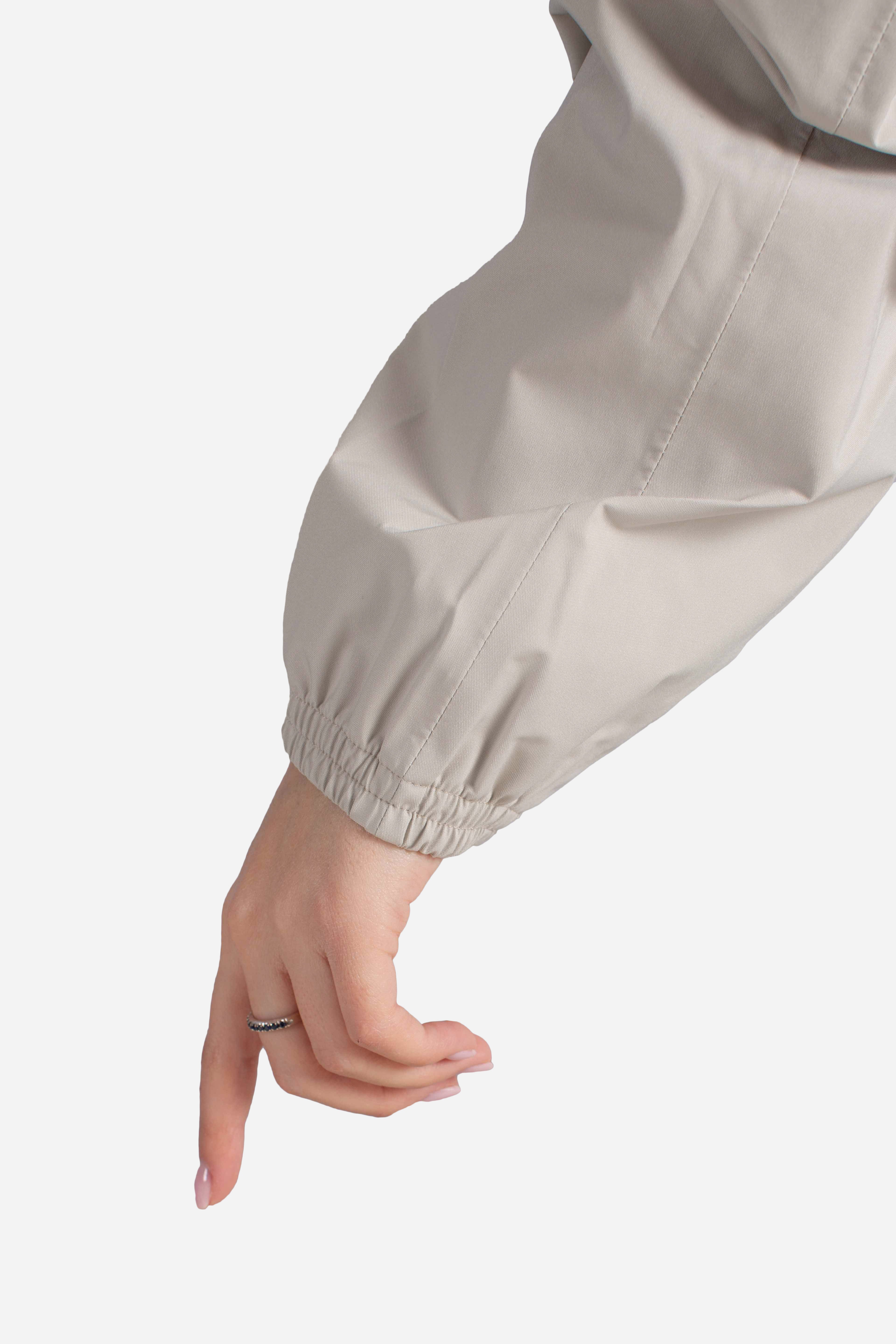 Giacca Impermeabile Slim Fit Lily stretch dot beige lt