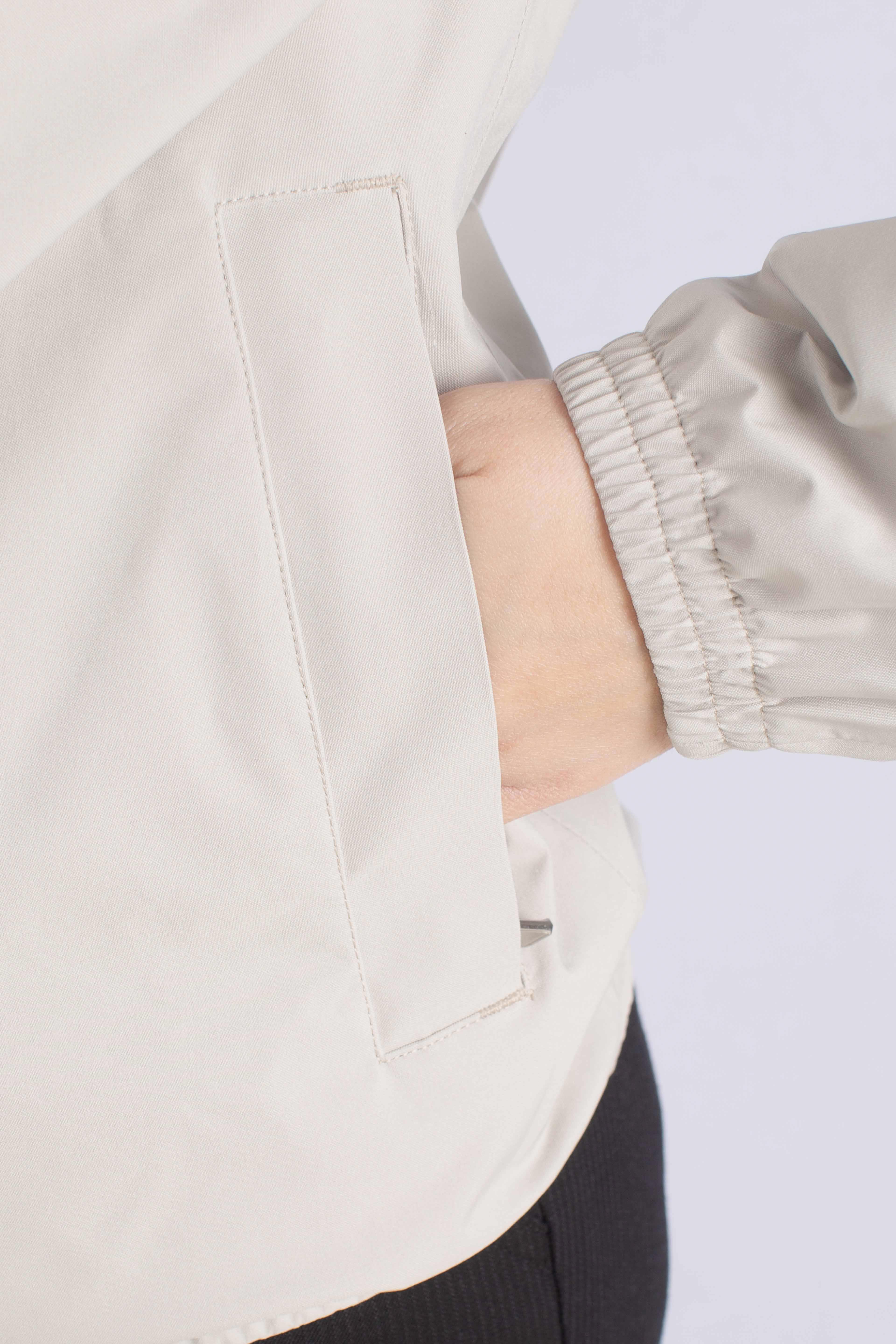 Giacca Impermeabile Slim Fit Lily stretch dot beige lt