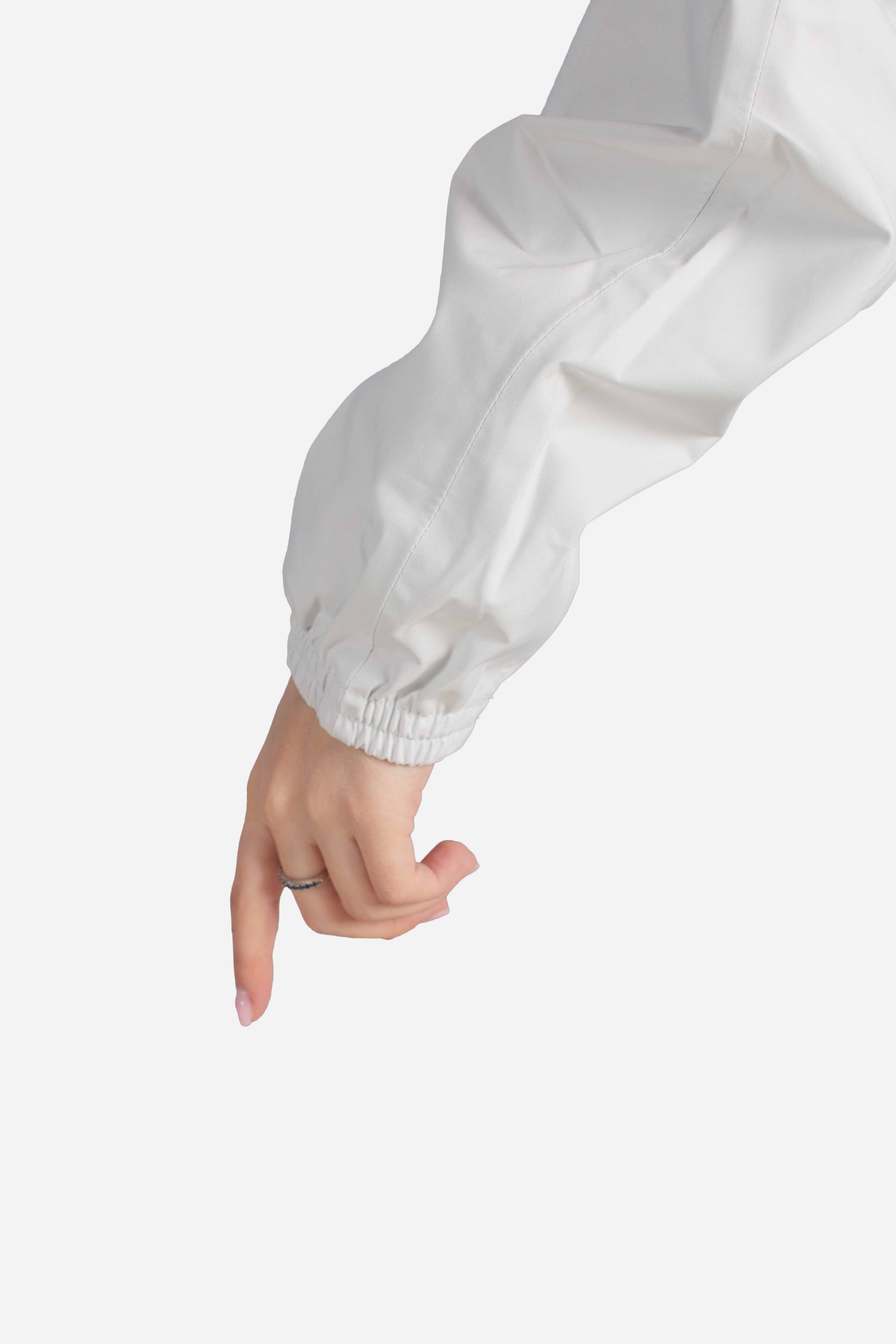 Giacca Impermeabile Slim Fit Lily stretch dot white