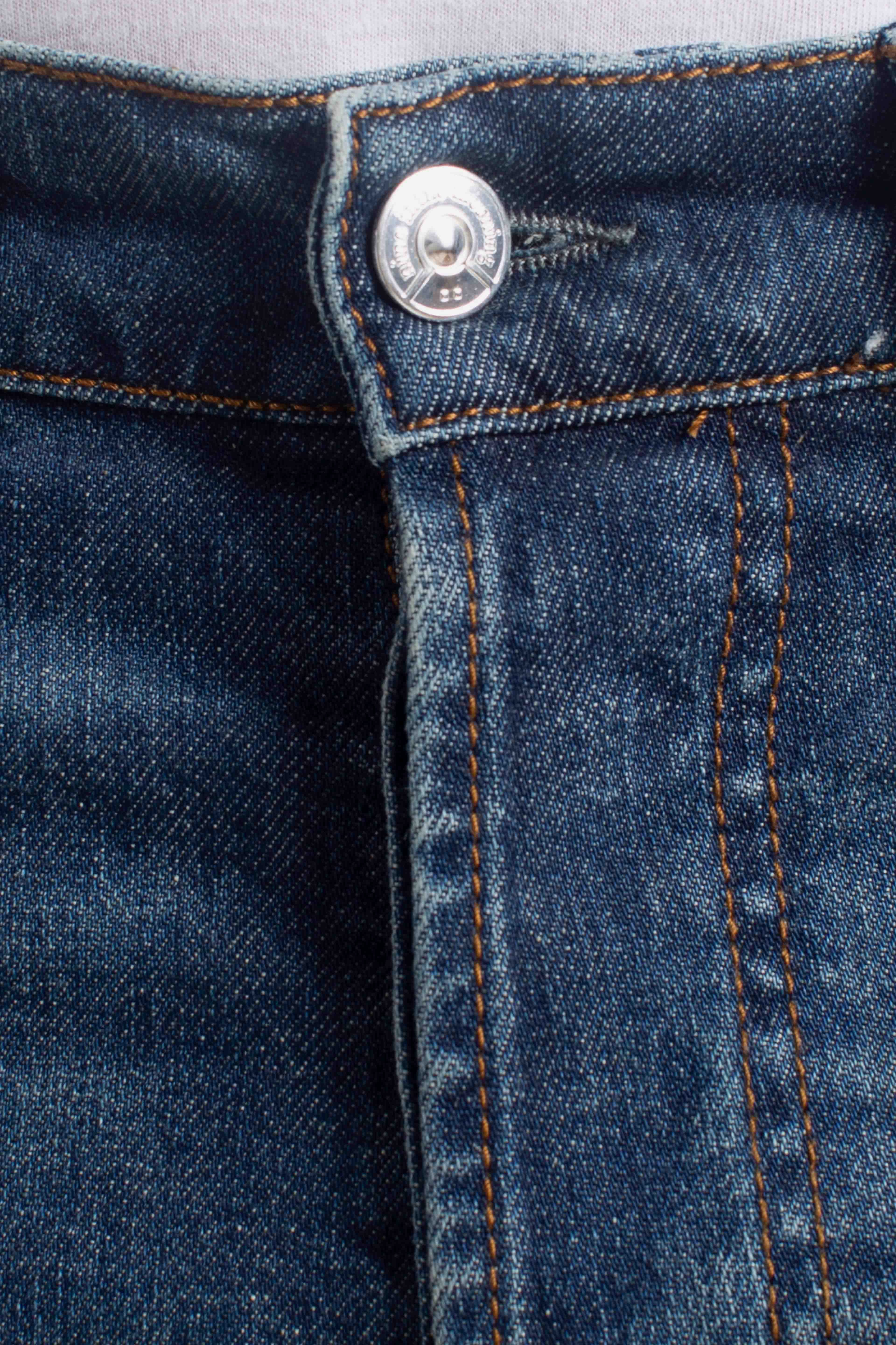 Denim Rock 5 tasche pocket skinny pant blu