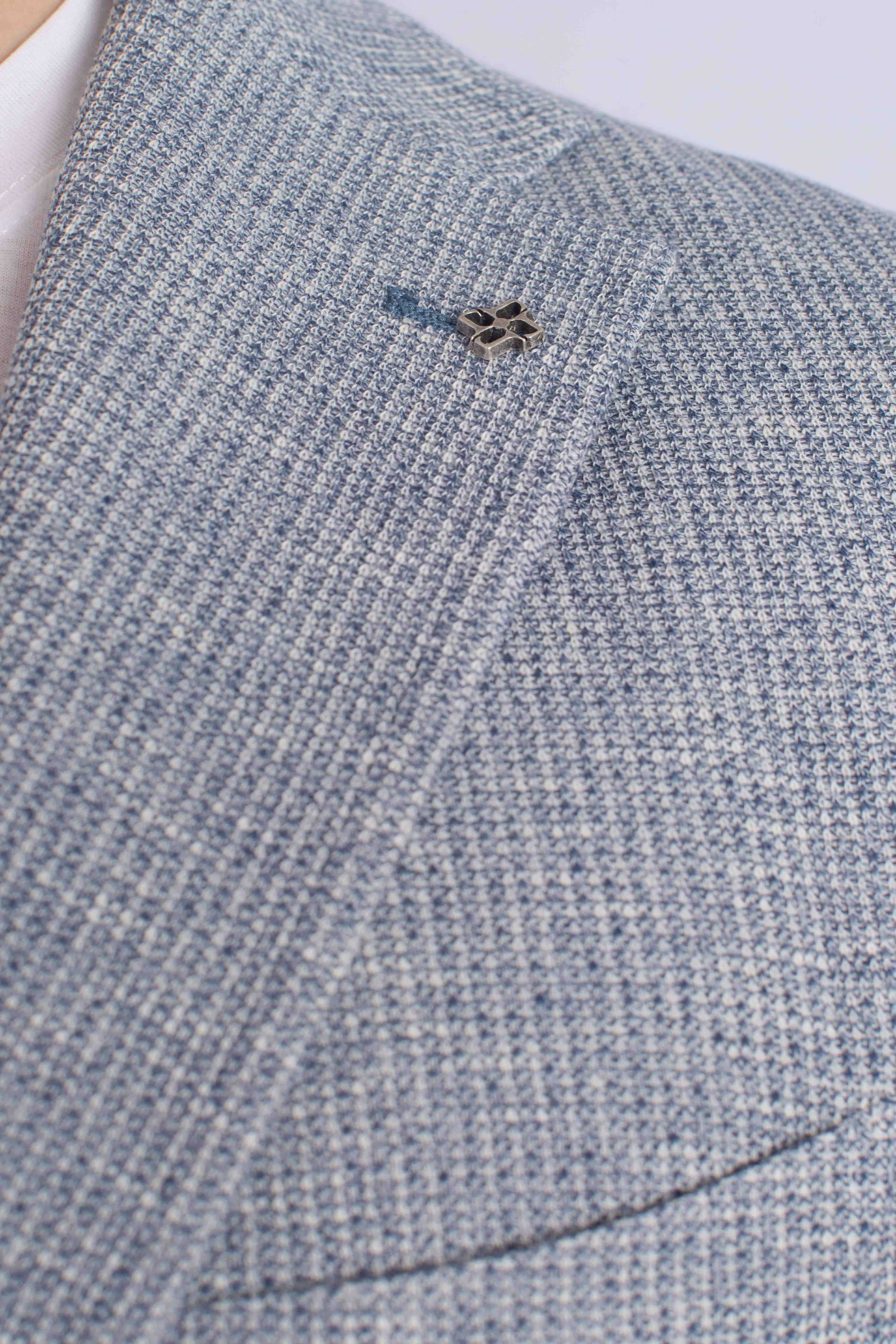 Giacca Montecarlo celeste