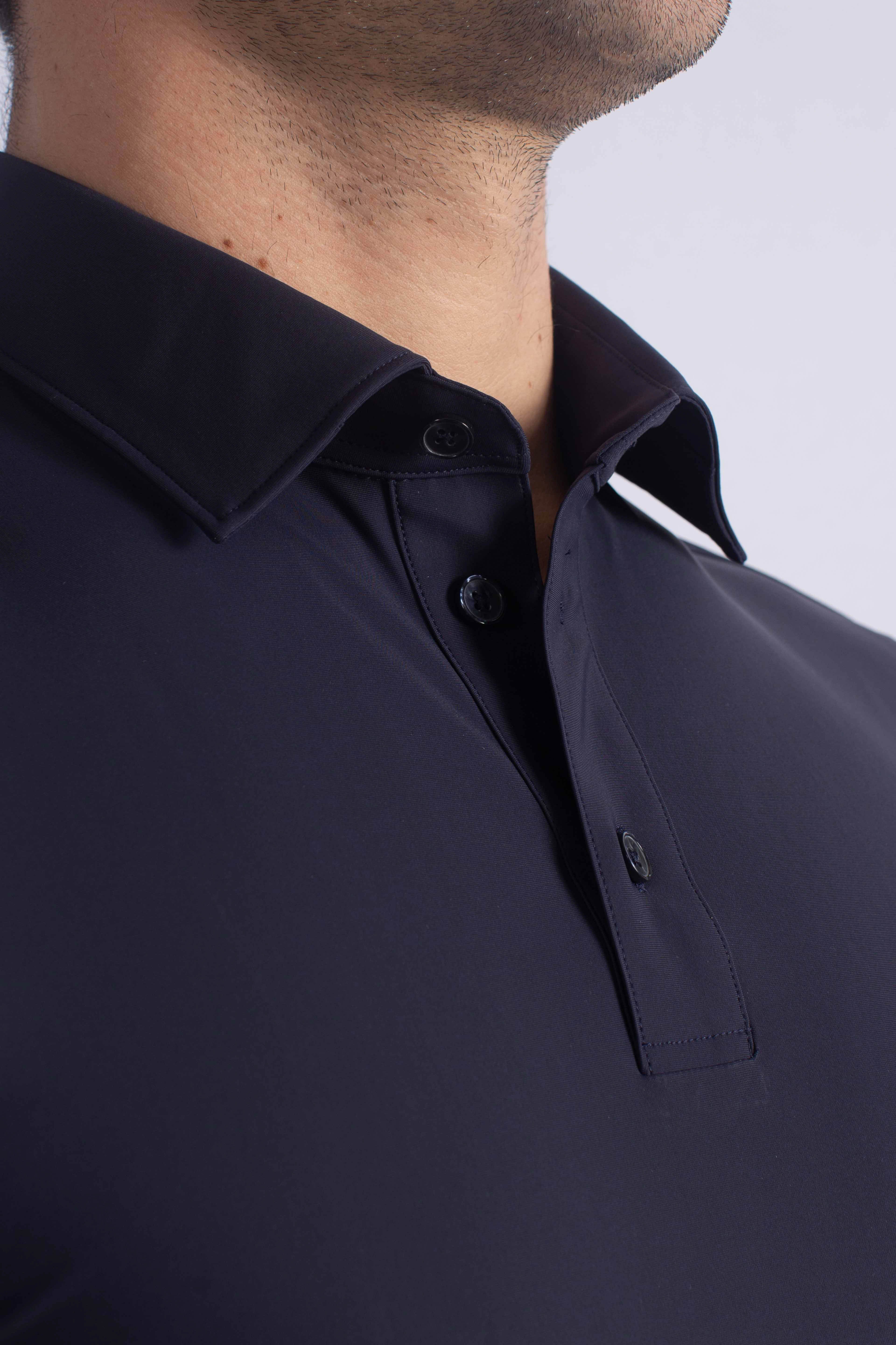 Polo tecnica navy blue