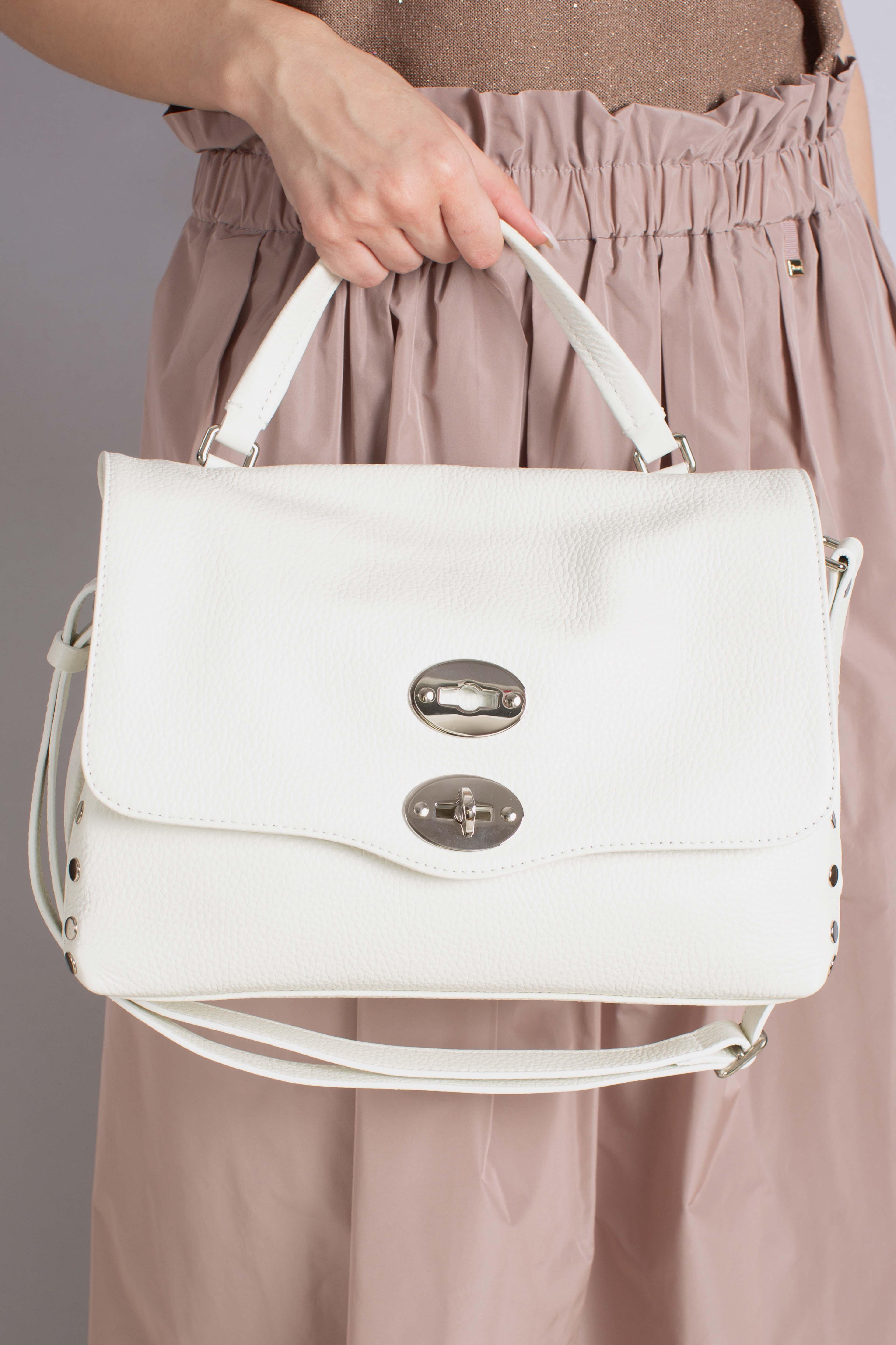 Borsa postina S Daily bianco latte