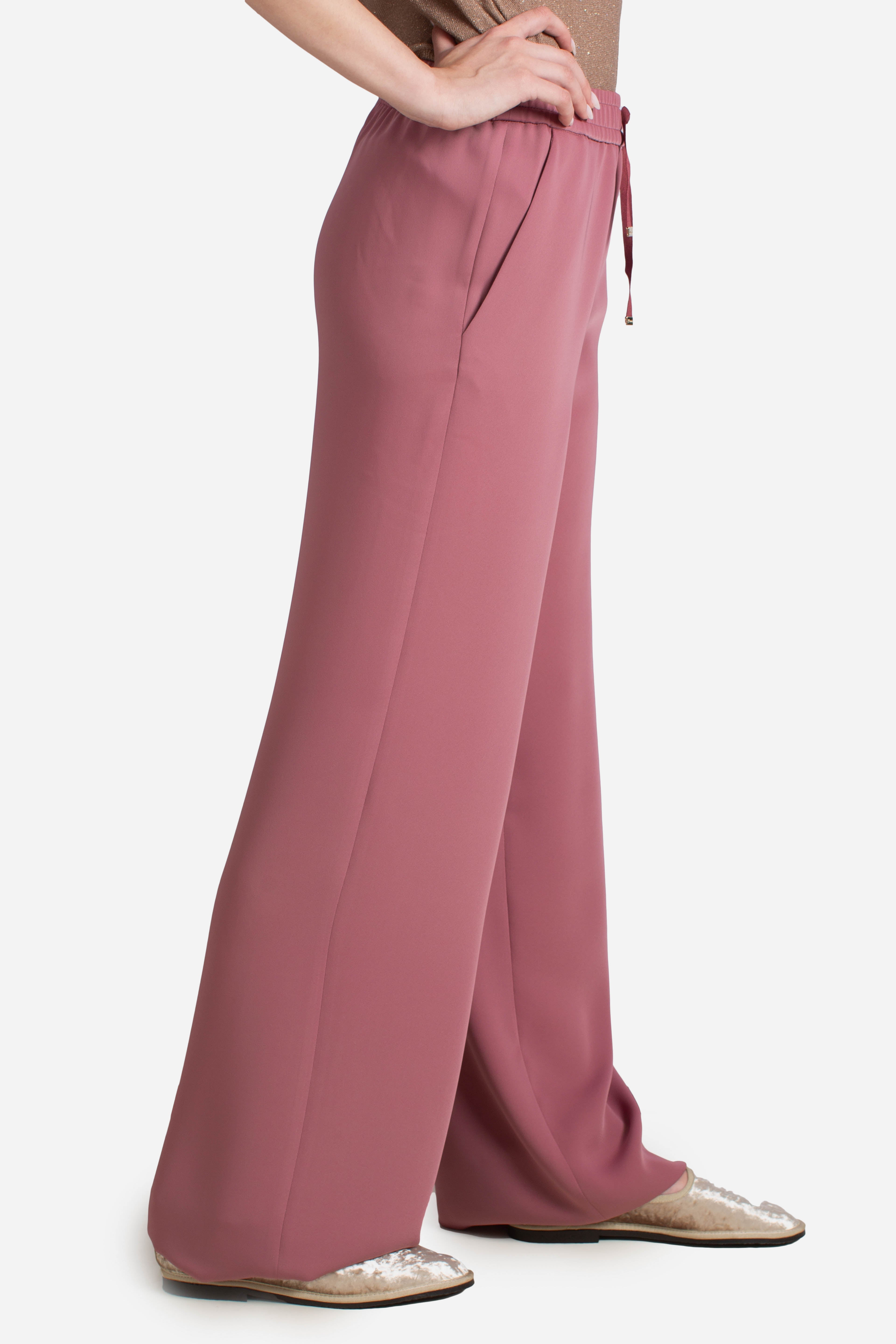 Pantalone donna rosa scuro