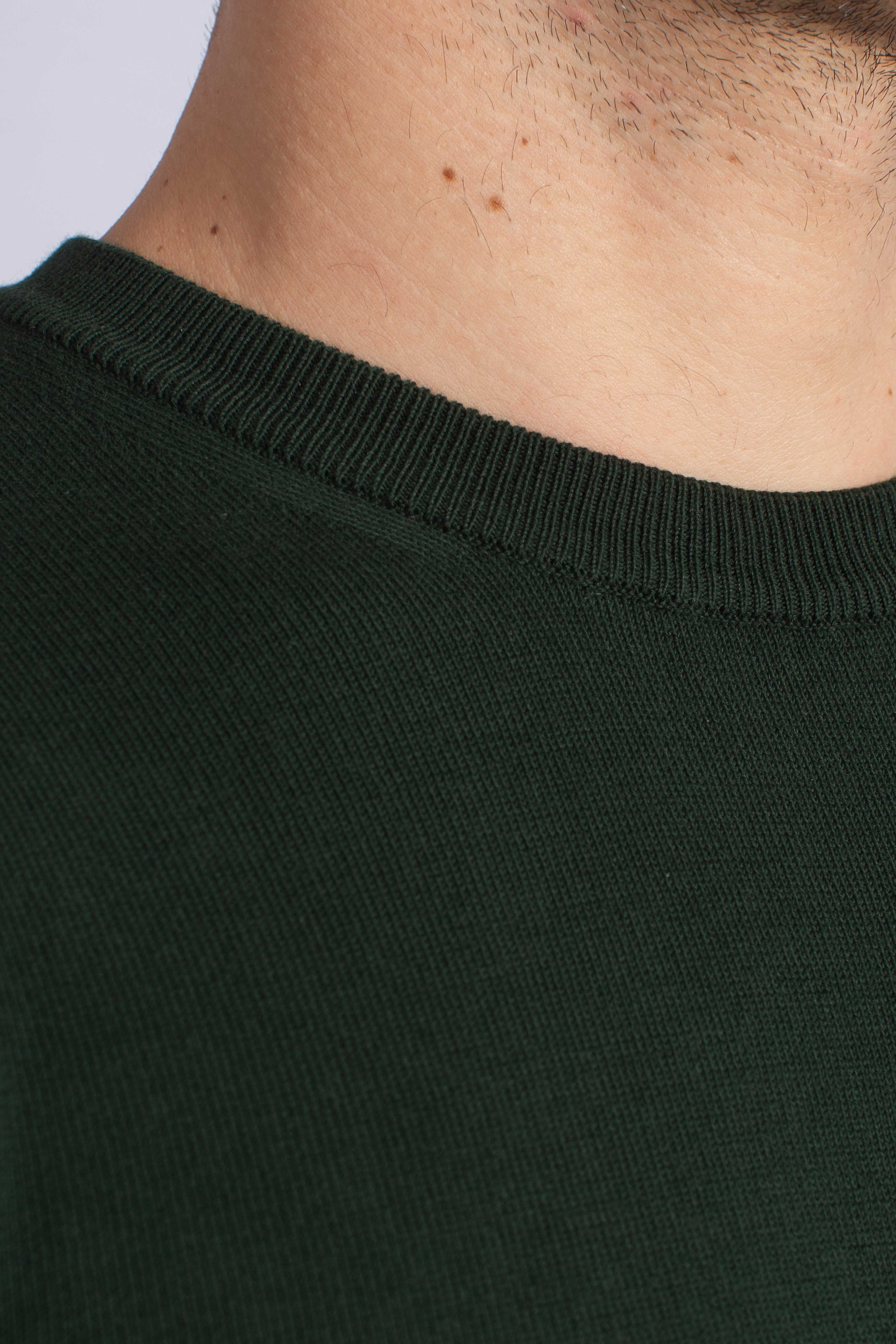 Maglia Sebastien cotton ps green deep forest