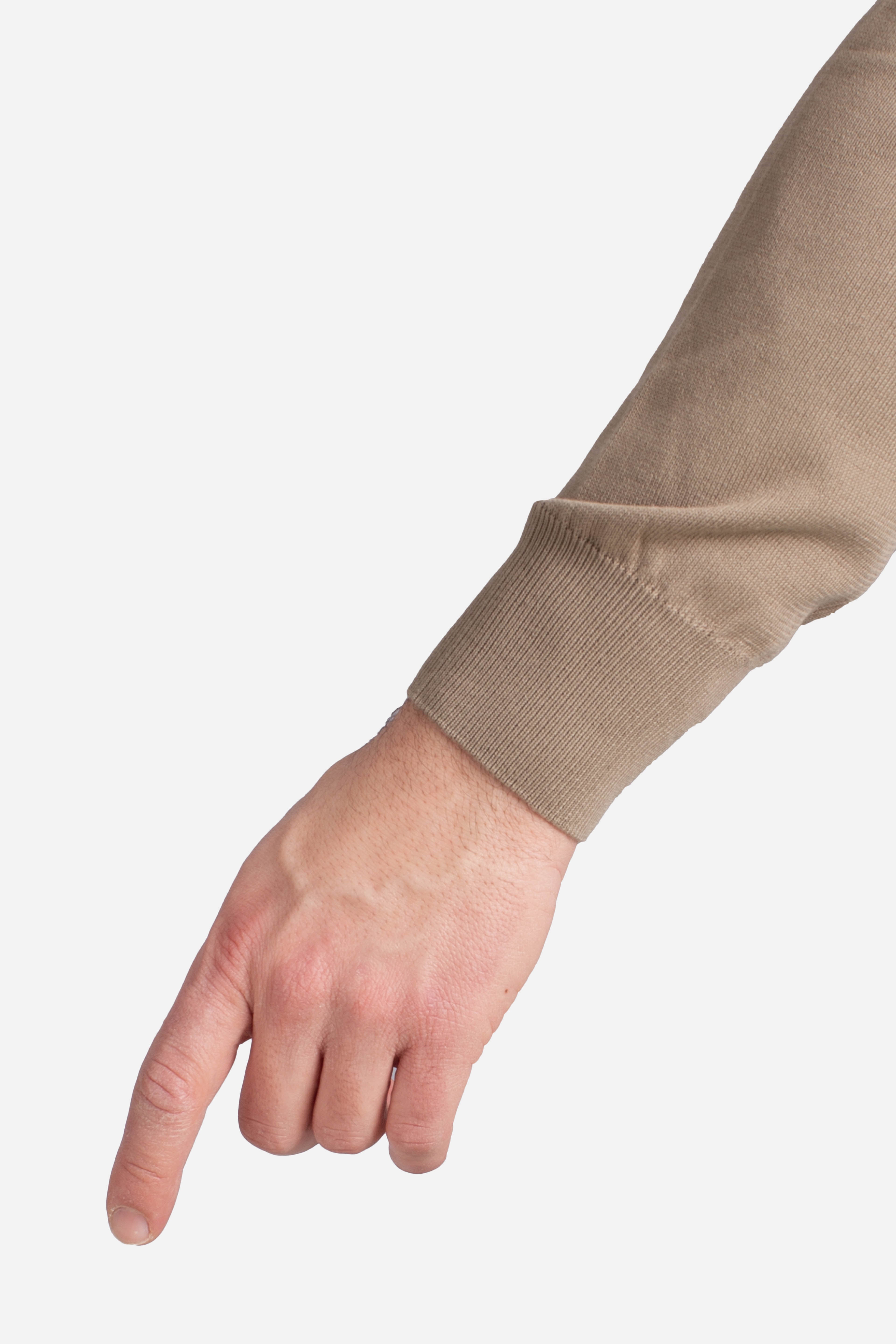 Maglia Sebastien cotton ps beige taupe