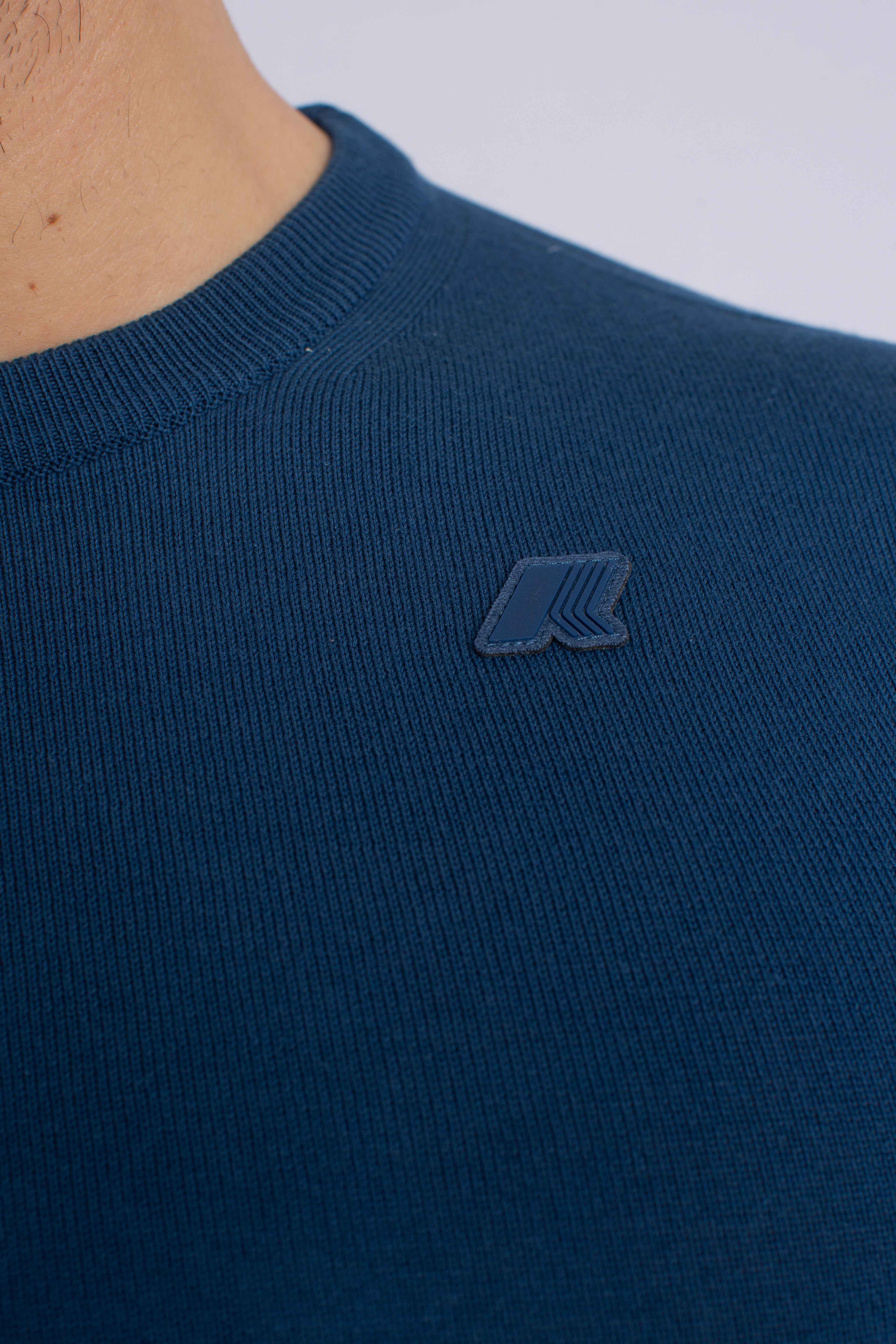 Maglia Sebastien cotton ps blue dk denim