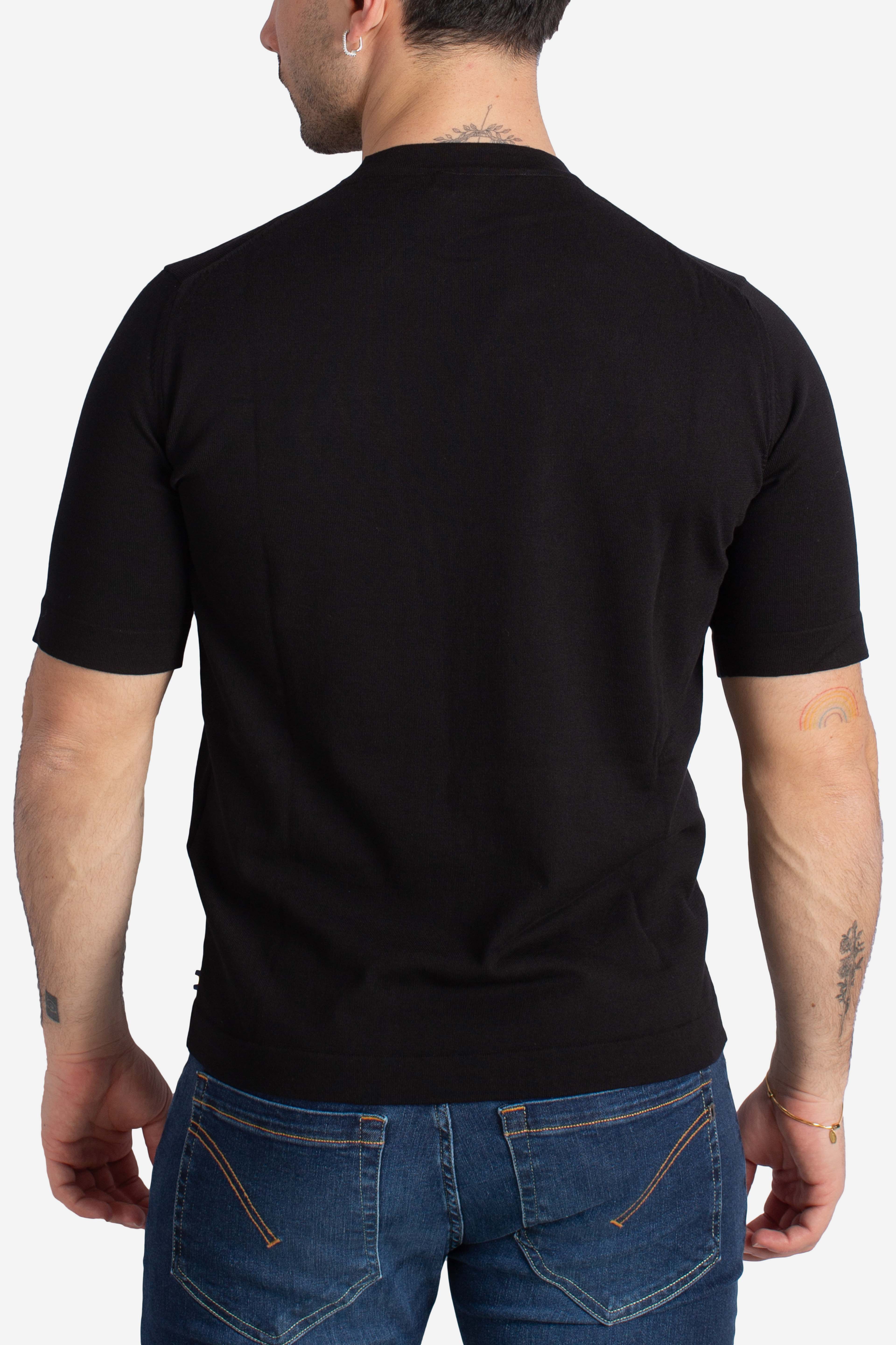 Maglia Combe in cotone  black pure
