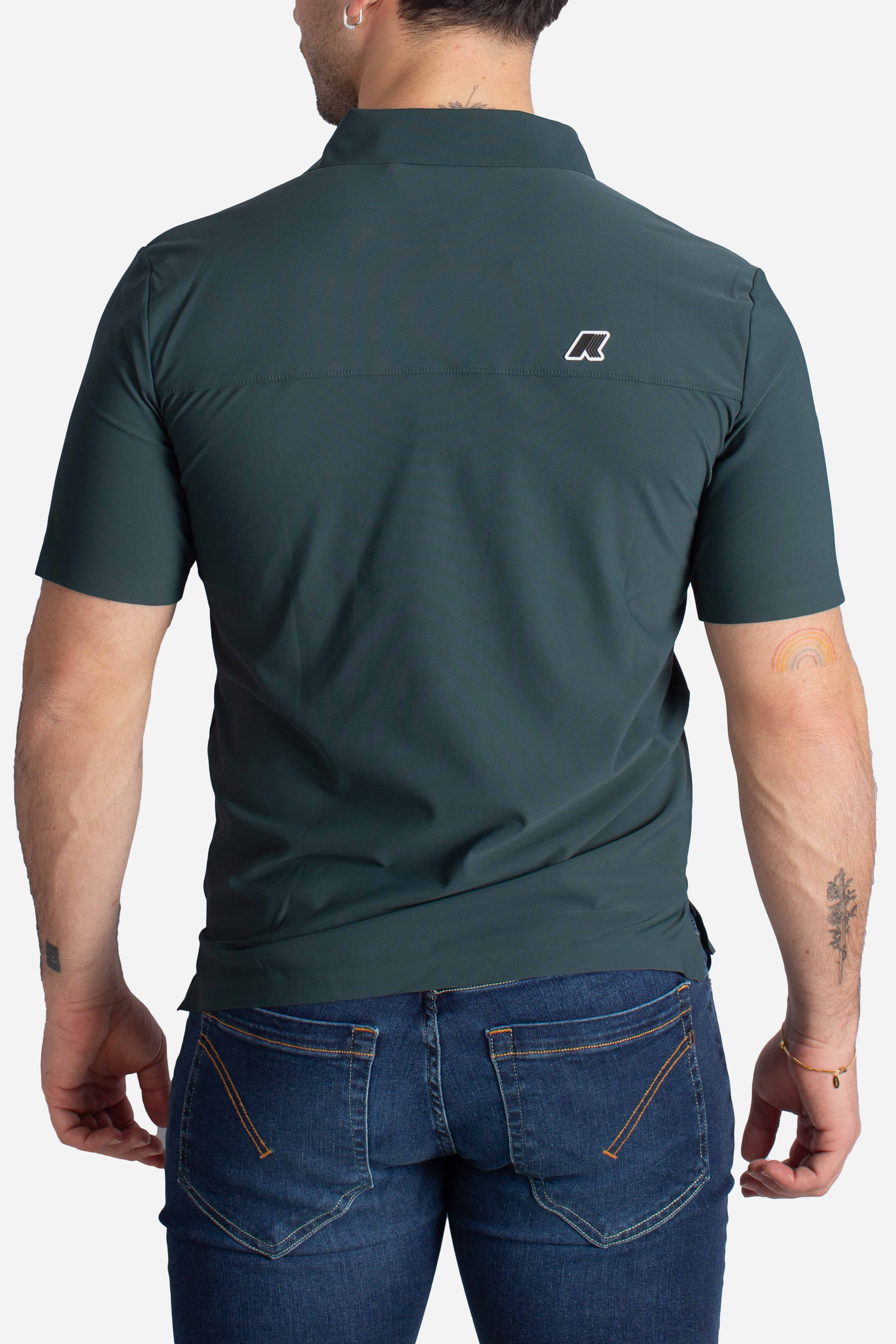 Maglia polo tecnica Swing golf green dk jungle