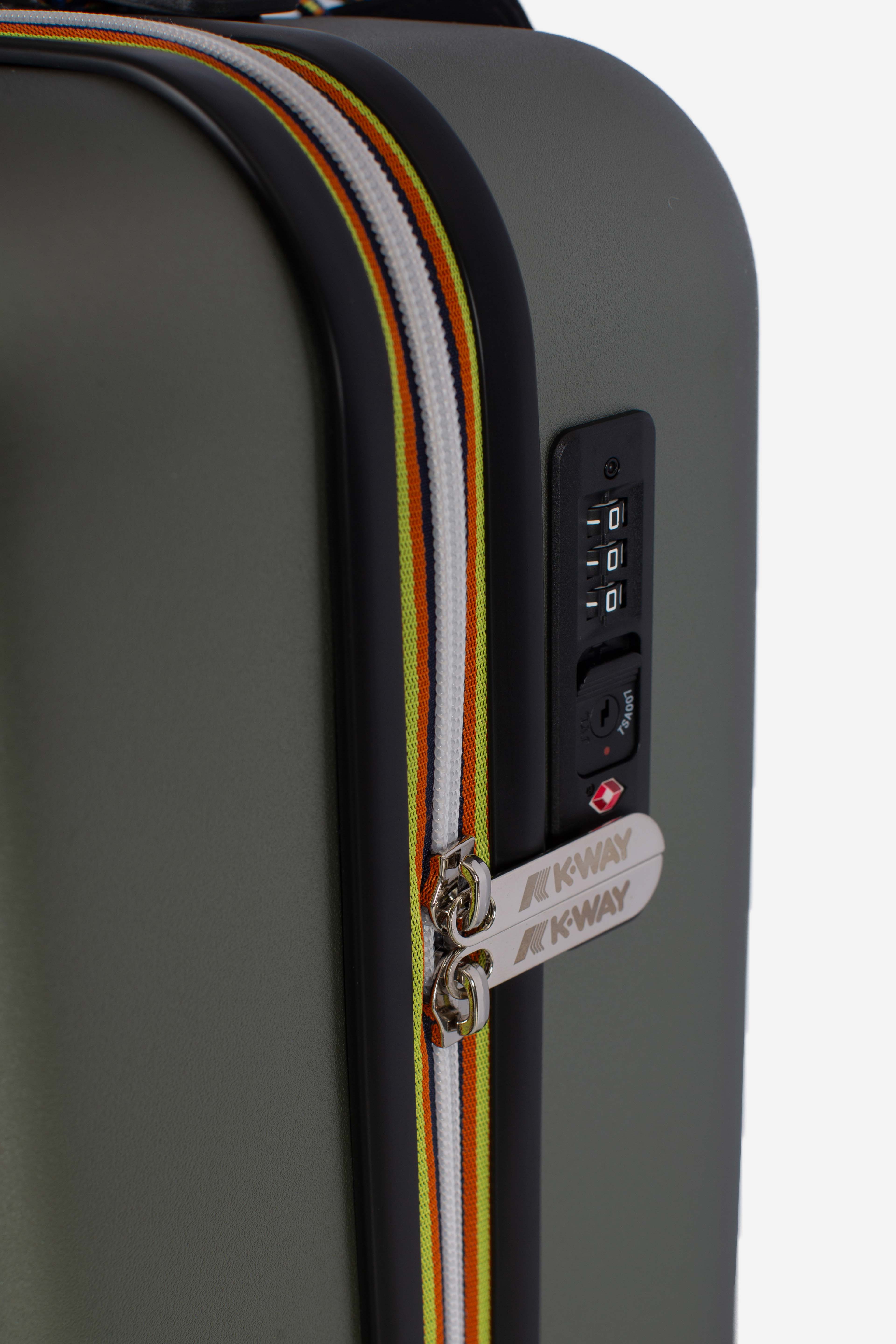 Borsa trolley unisex Eudoxie Logo green lichen