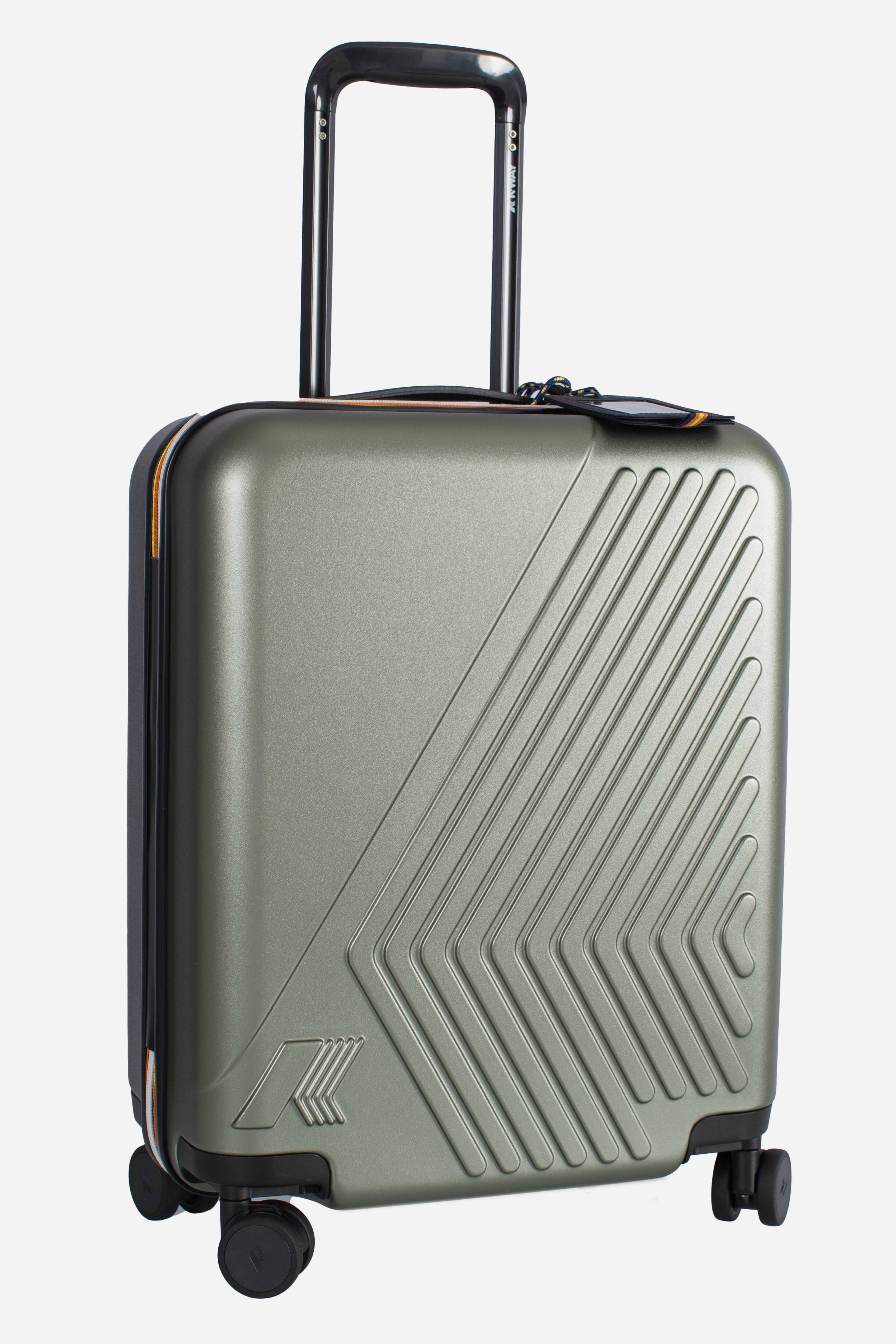 Borsa trolley unisex Eudoxie Logo green lichen