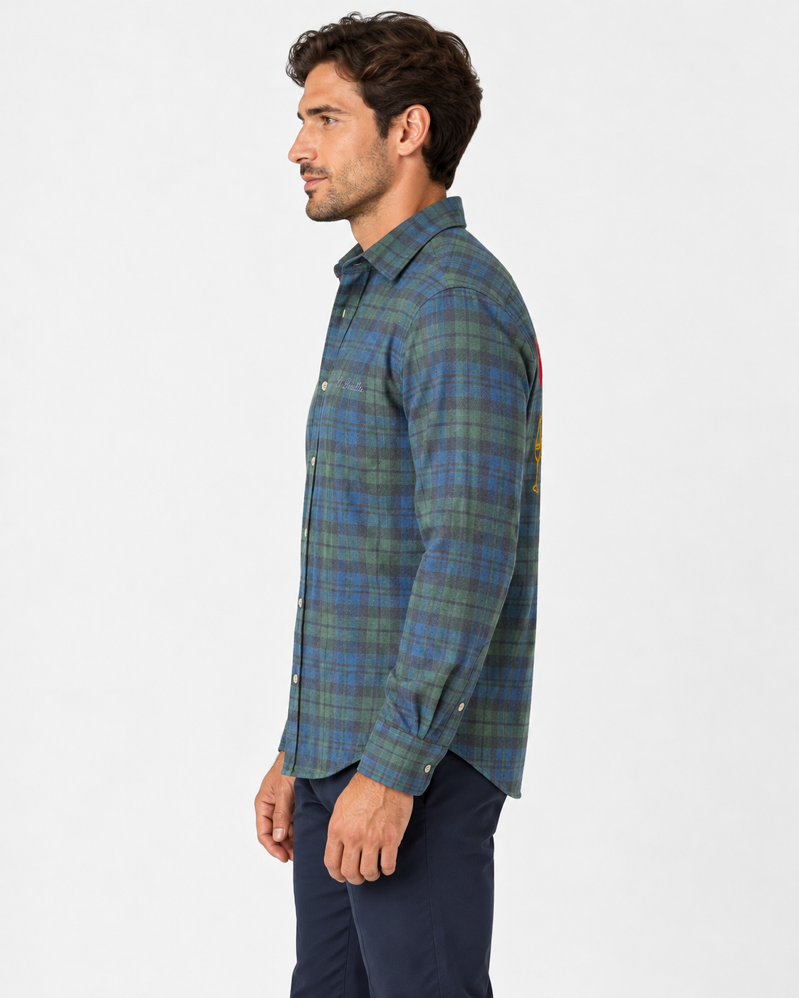 MC2 Saint Barth Camicia Uomo Bollicine Team Tartan