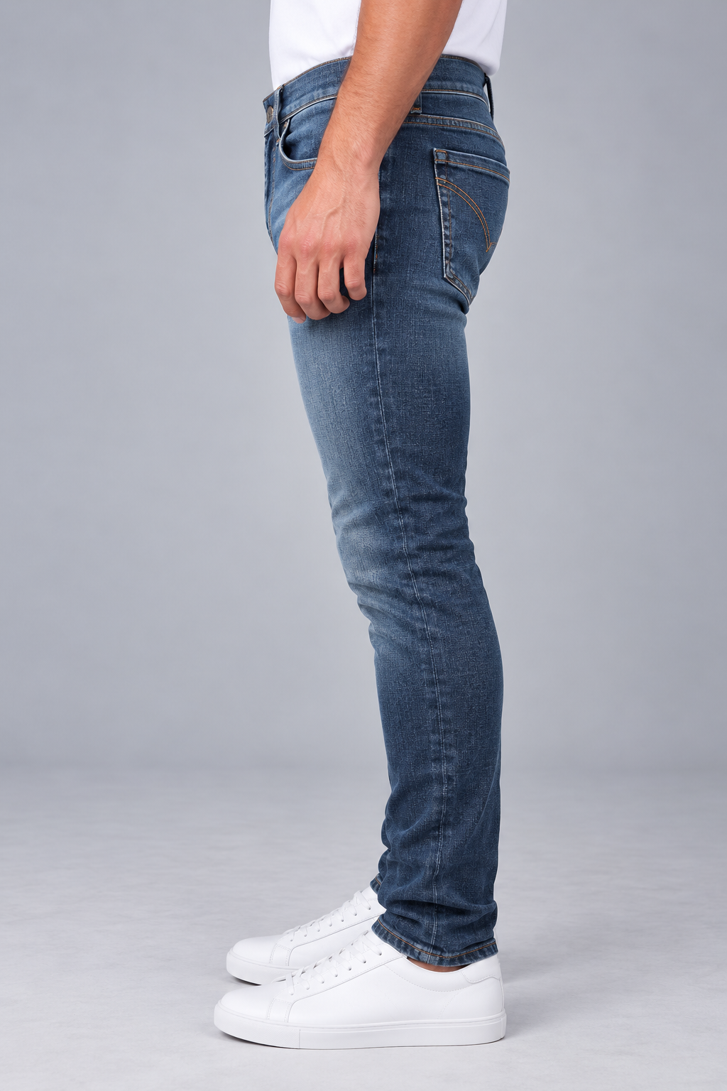 Dondup Jeans Uomo George Slim Fit Blue