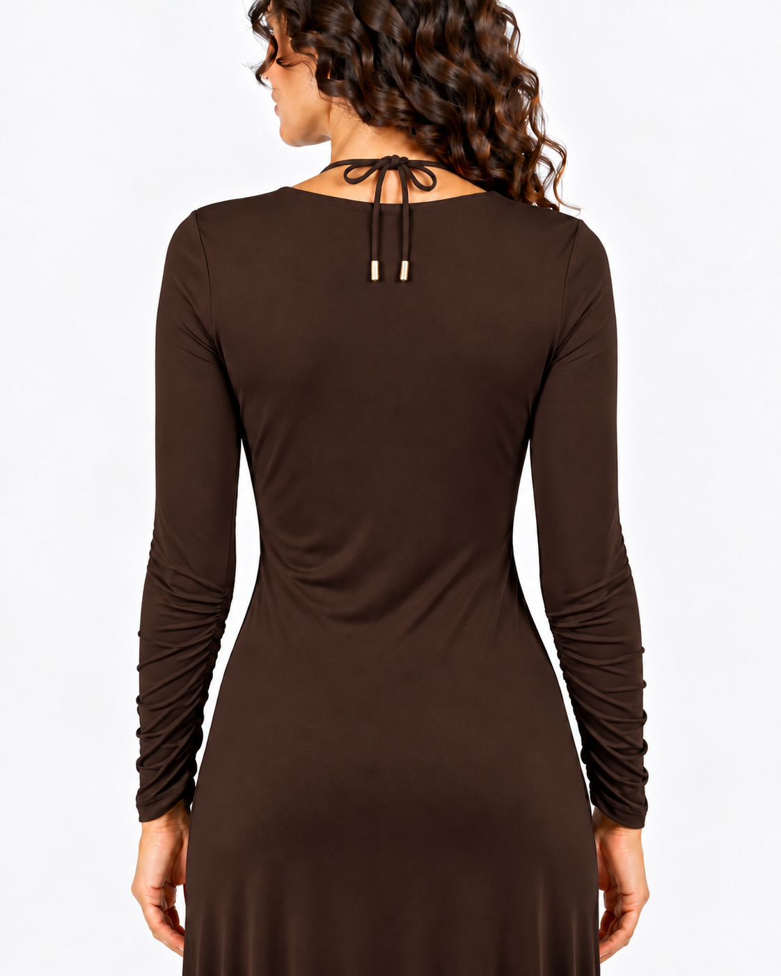 Imperial Abito Lungo Donna Dark Coffee