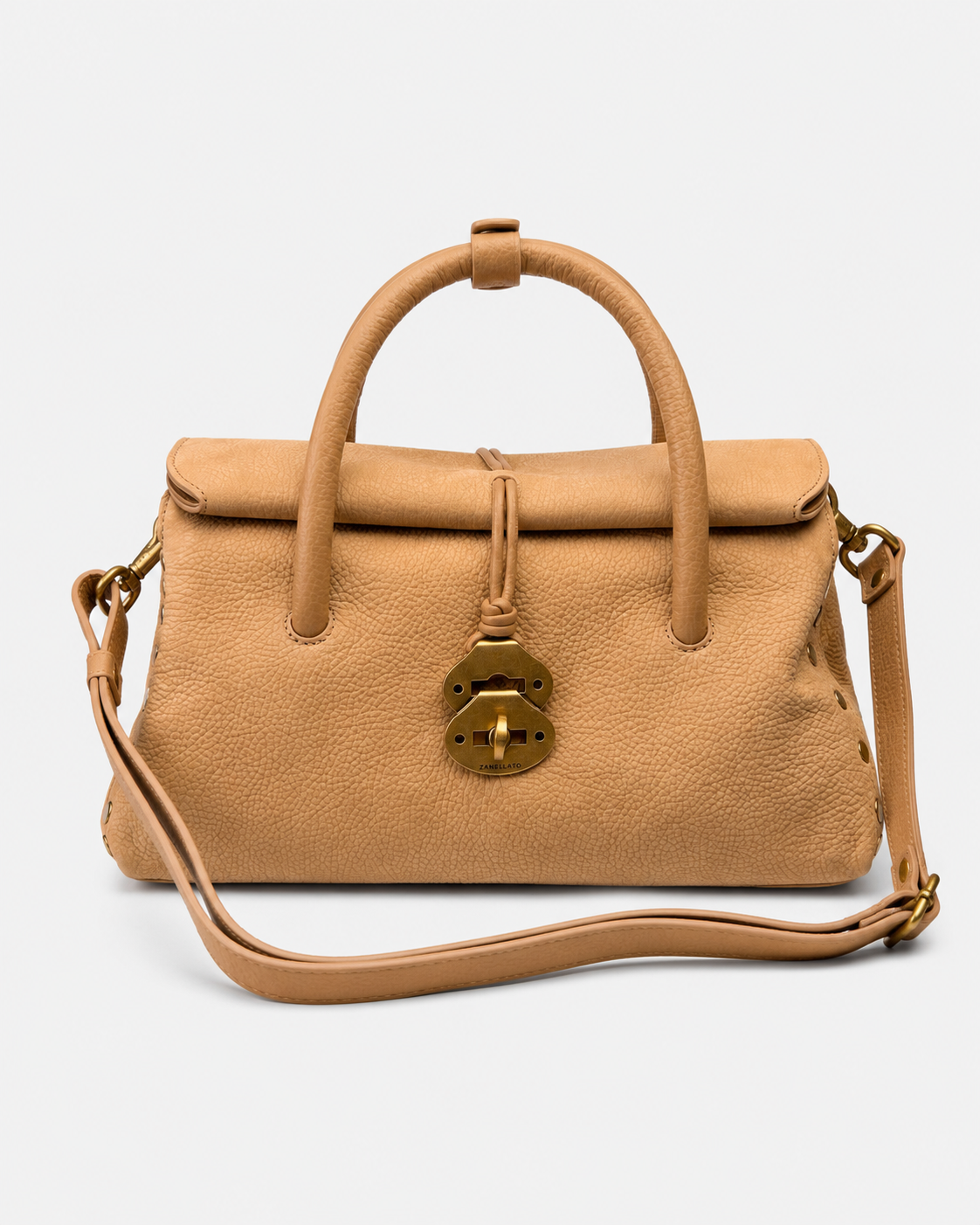 BORSA DONNA DOTTA® S JONES IN NABUK BEIGE SAN GIMIGNANO